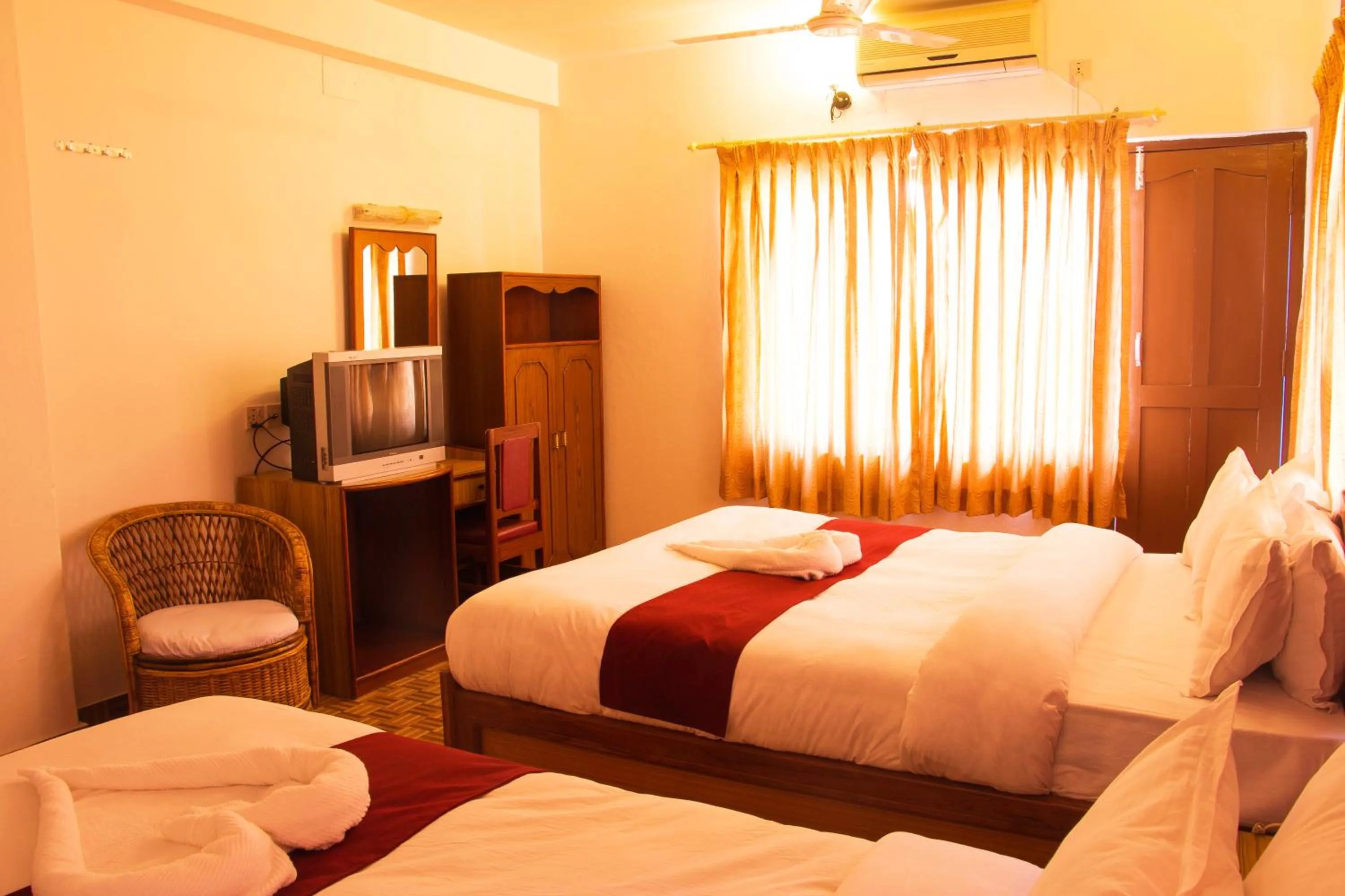 Bed in Hotel River Park