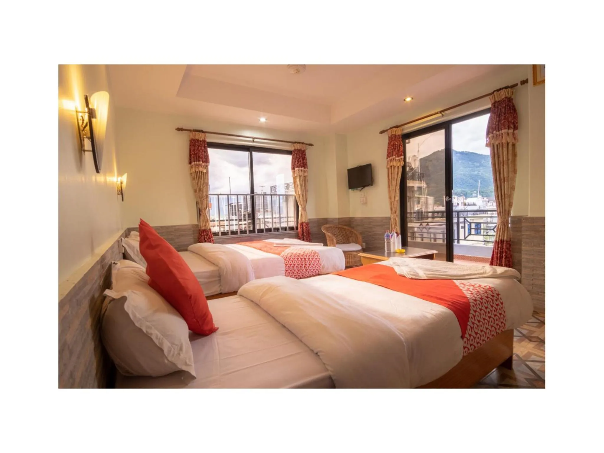 Bed in Hotel River Park