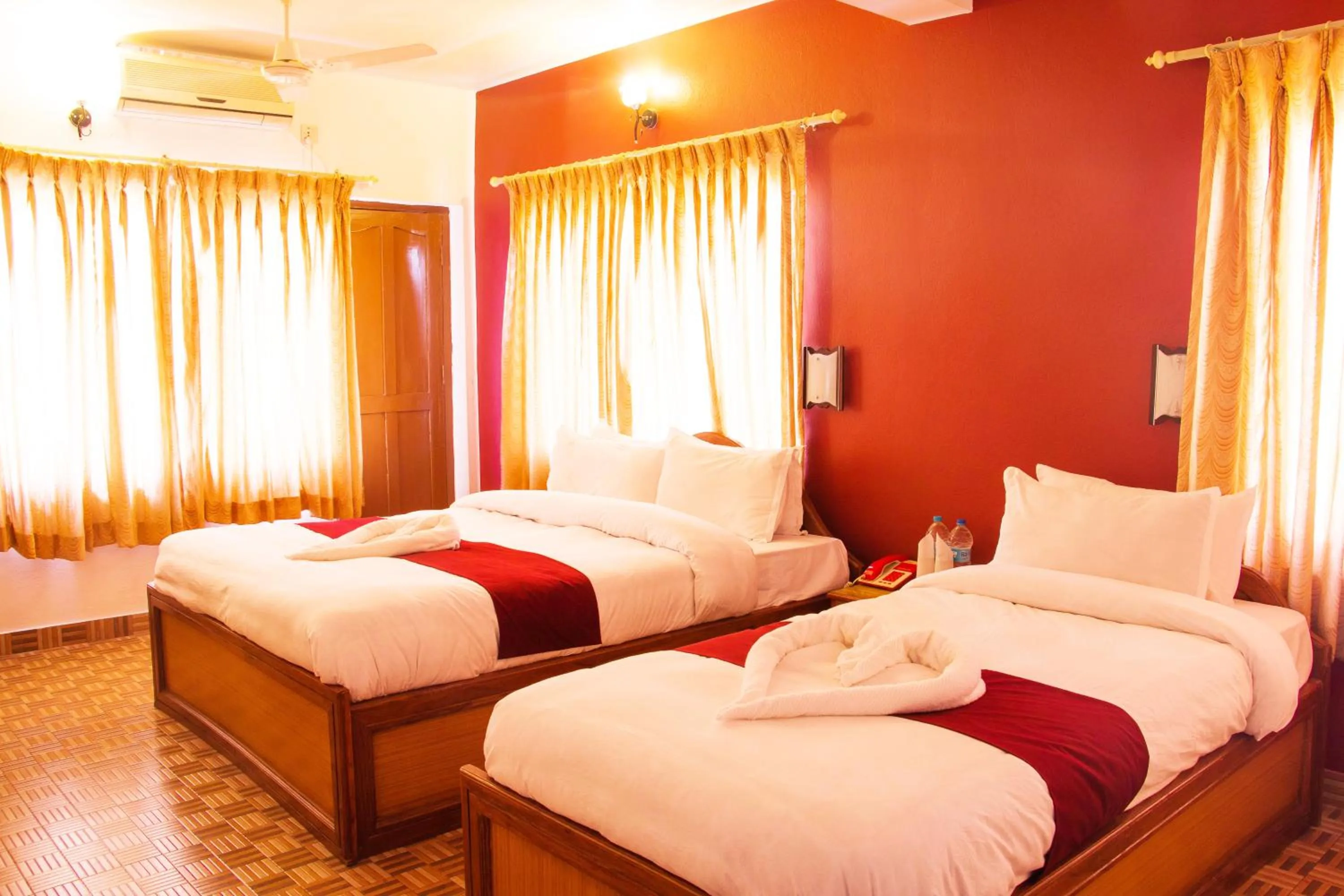 Bed in Hotel River Park