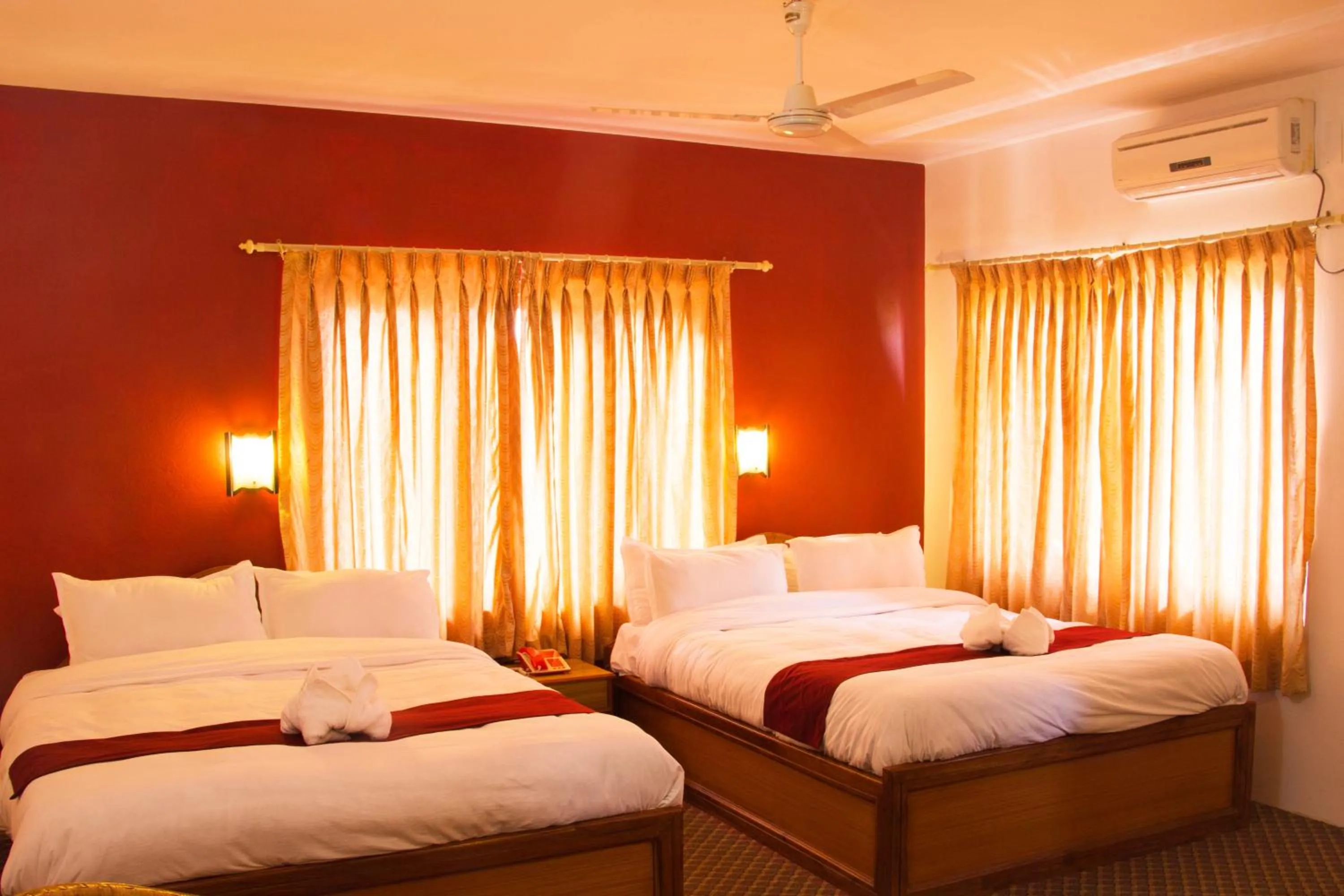 Bed in Hotel River Park