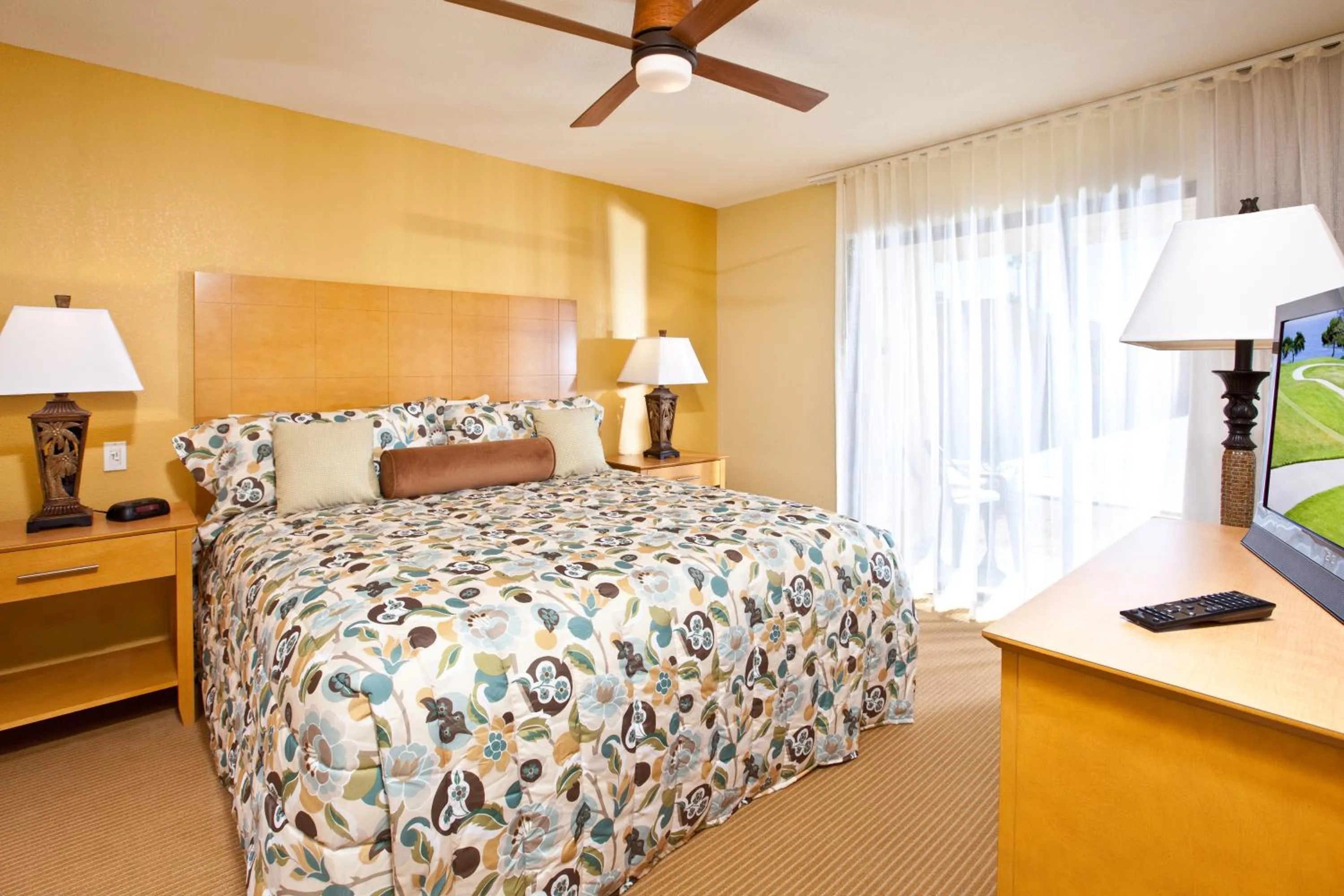 Bed in Desert Vacation Villas