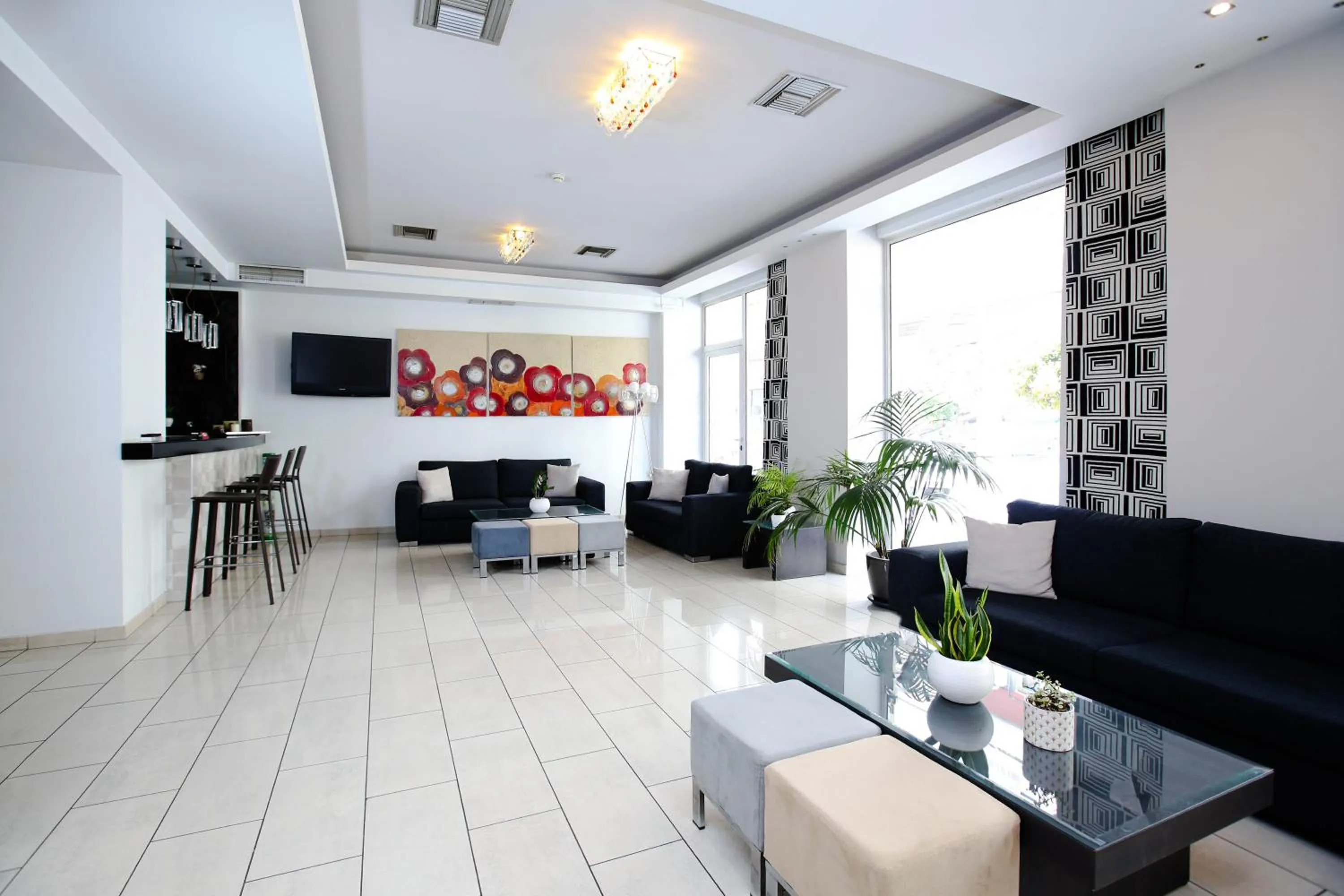 Communal lounge/ TV room in Hotel Astron