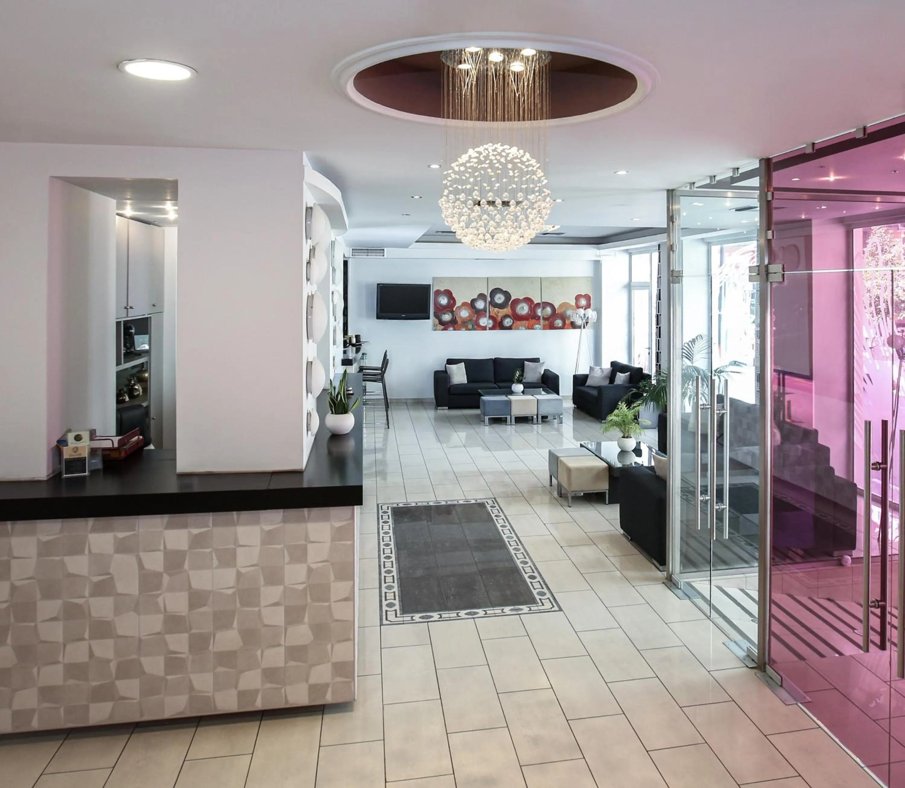 Living room in Hotel Astron