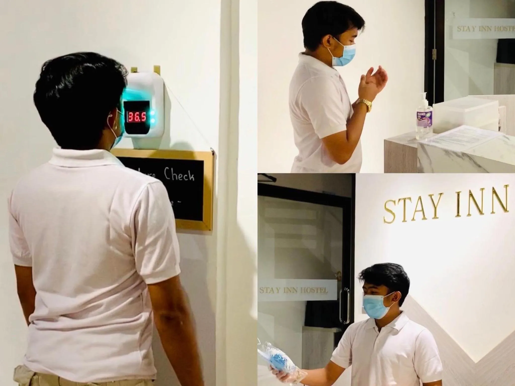 Staff in Stay Inn Hostel Jakarta