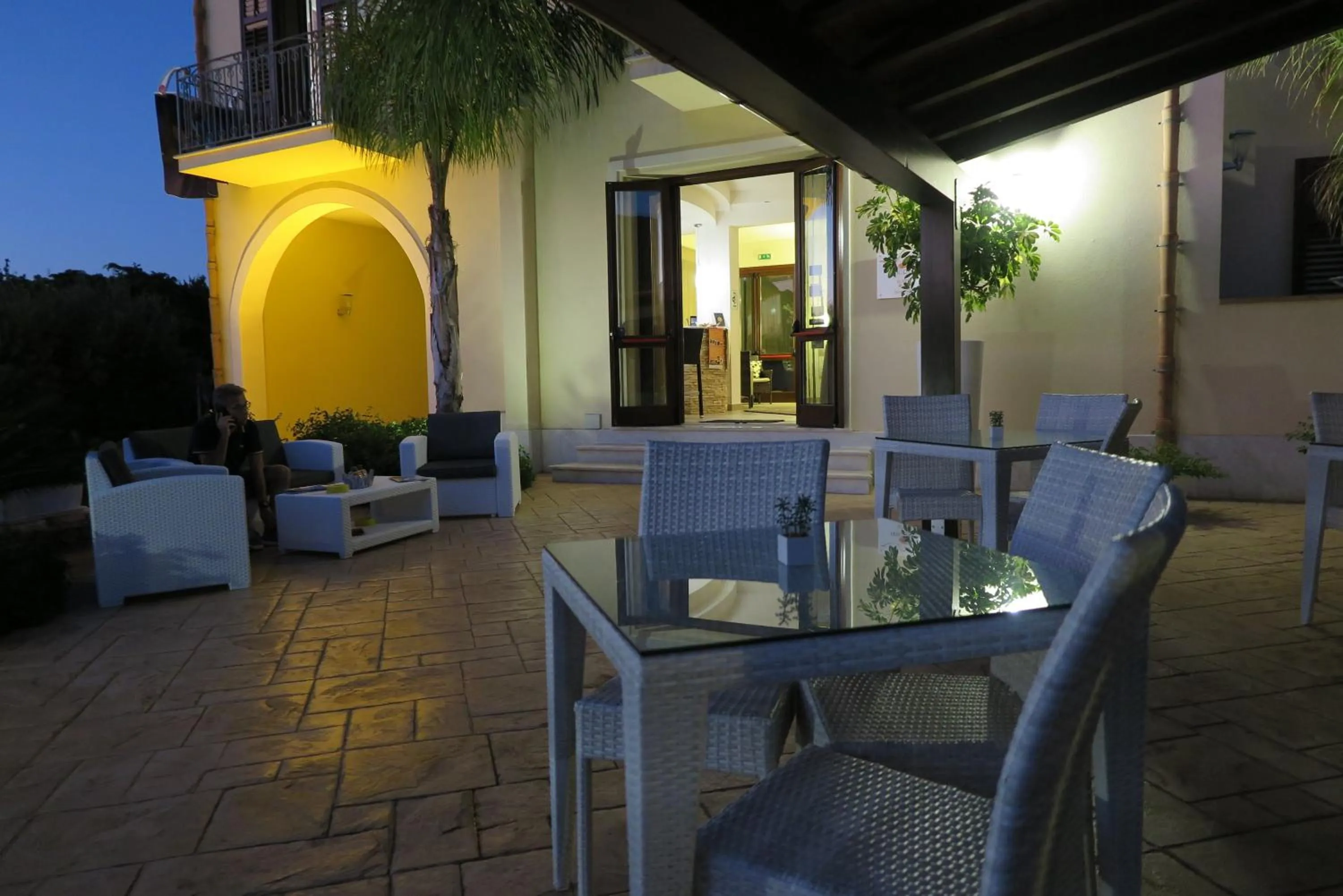 Garden in Trigrana Vacanze Hotel