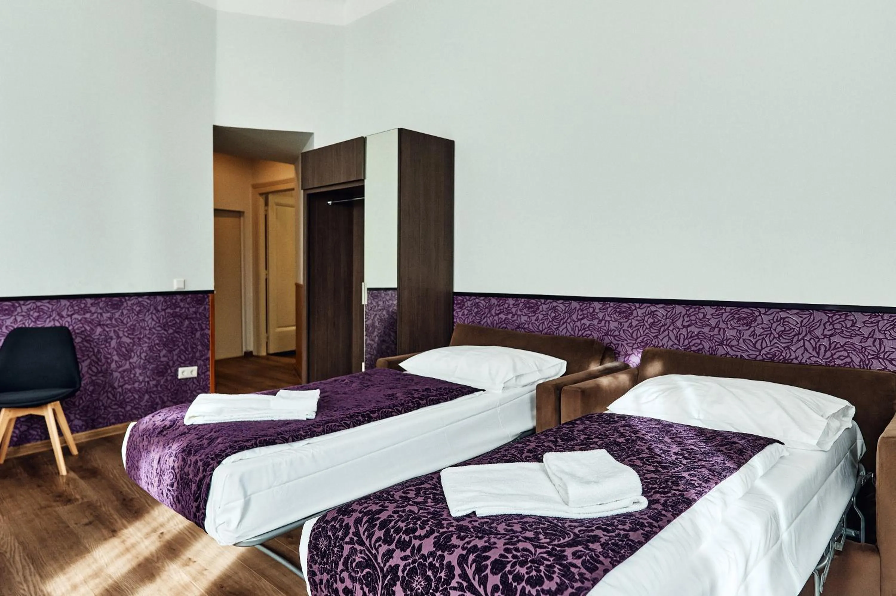 Bed in Hotel Pension Baron am Schottentor