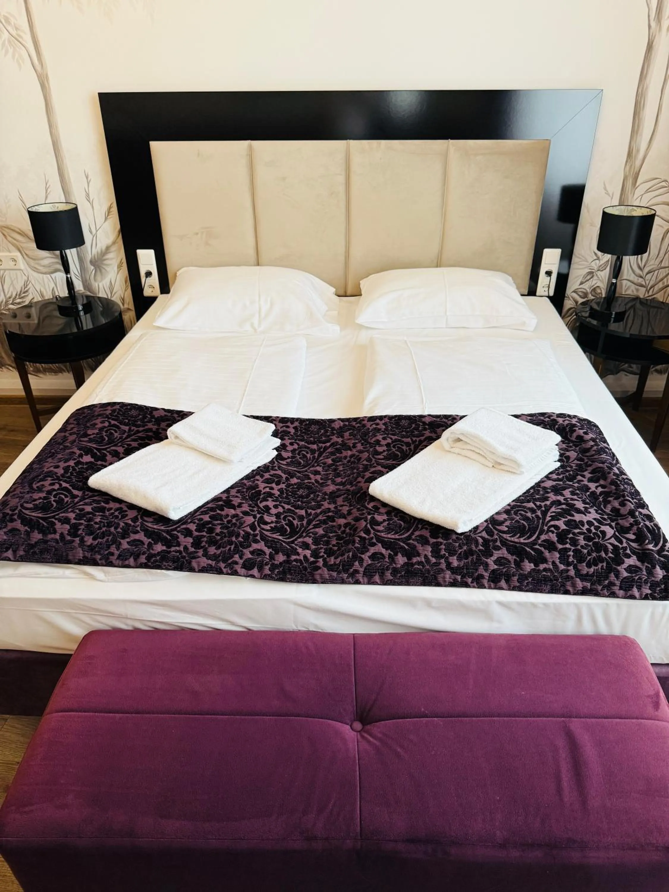 Bed in Hotel Pension Baron am Schottentor