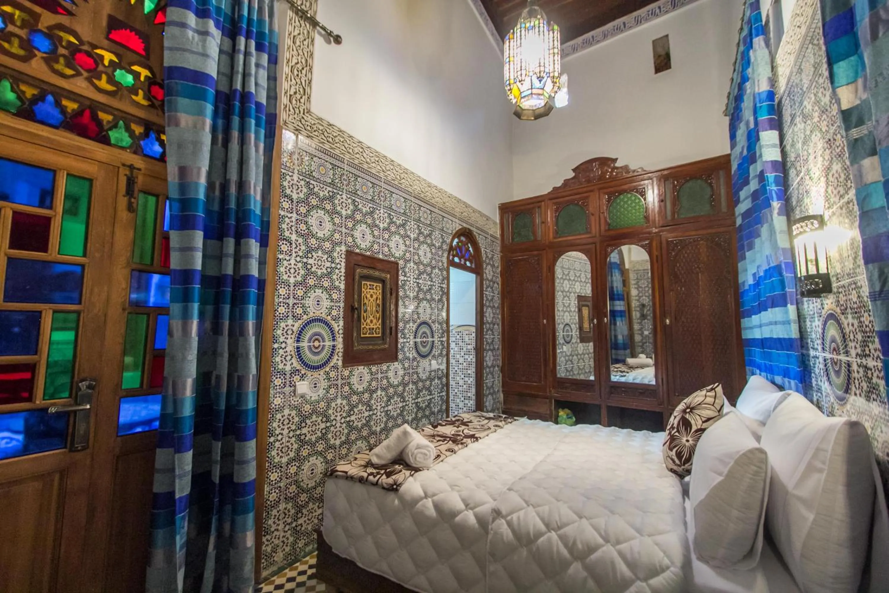 Bed in Dar Meknes Tresor