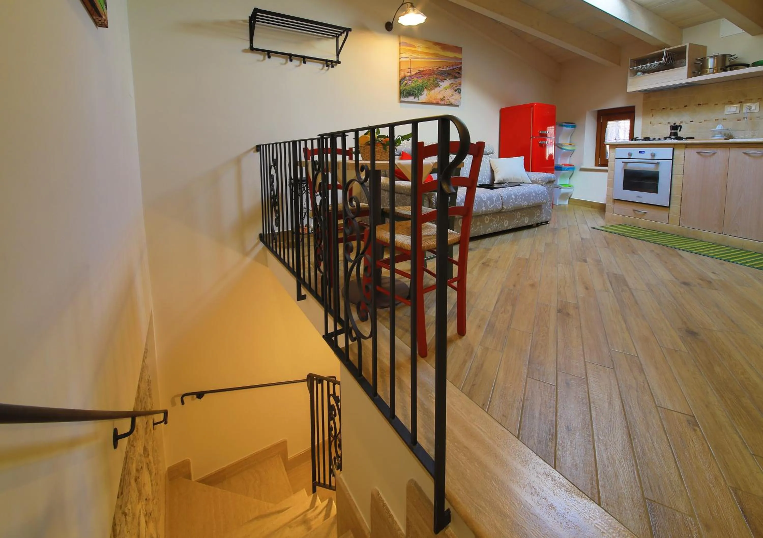 Kitchen or kitchenette in Casa Vacanze La Portella