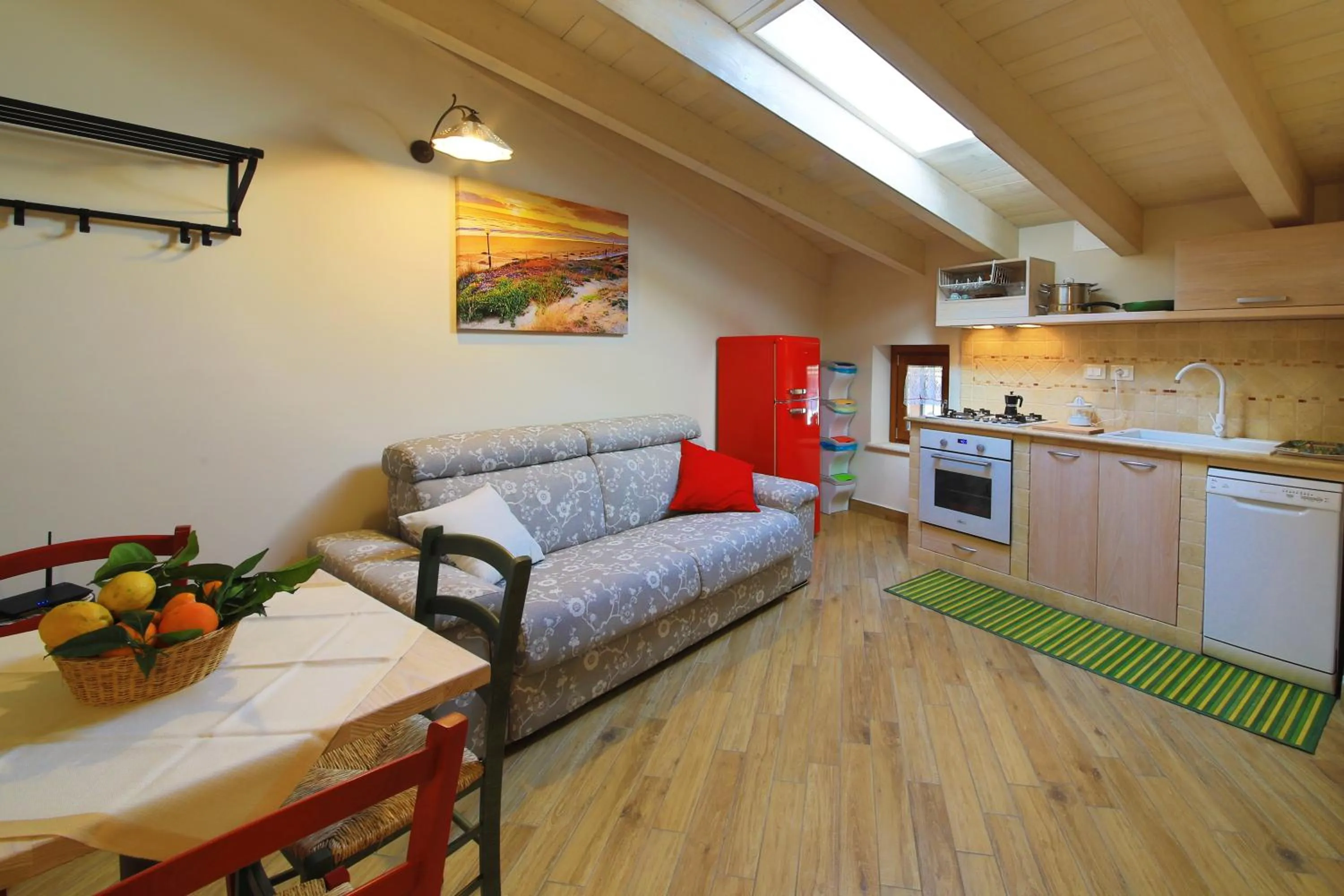 Kitchen or kitchenette in Casa Vacanze La Portella