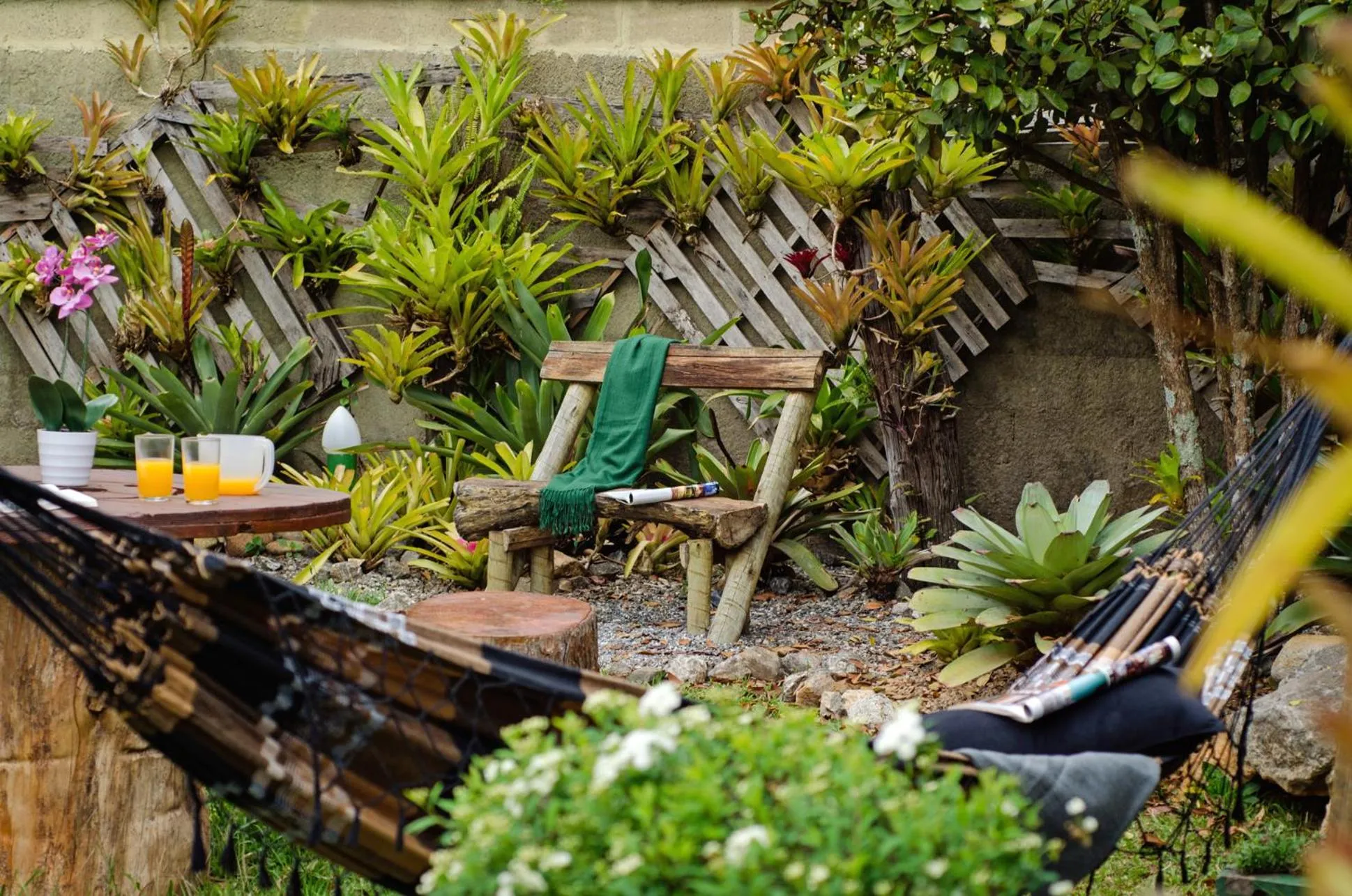 Garden in Pousada Vista Bonita