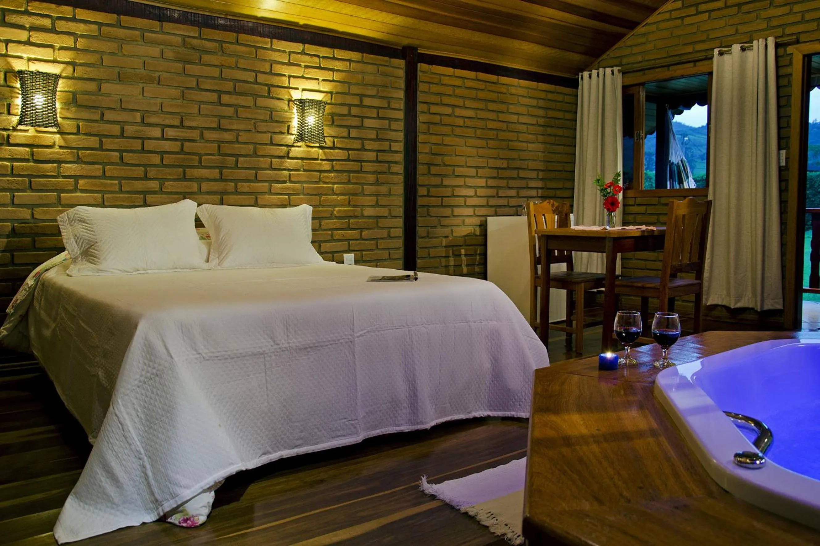 Bed in Pousada Vista Bonita