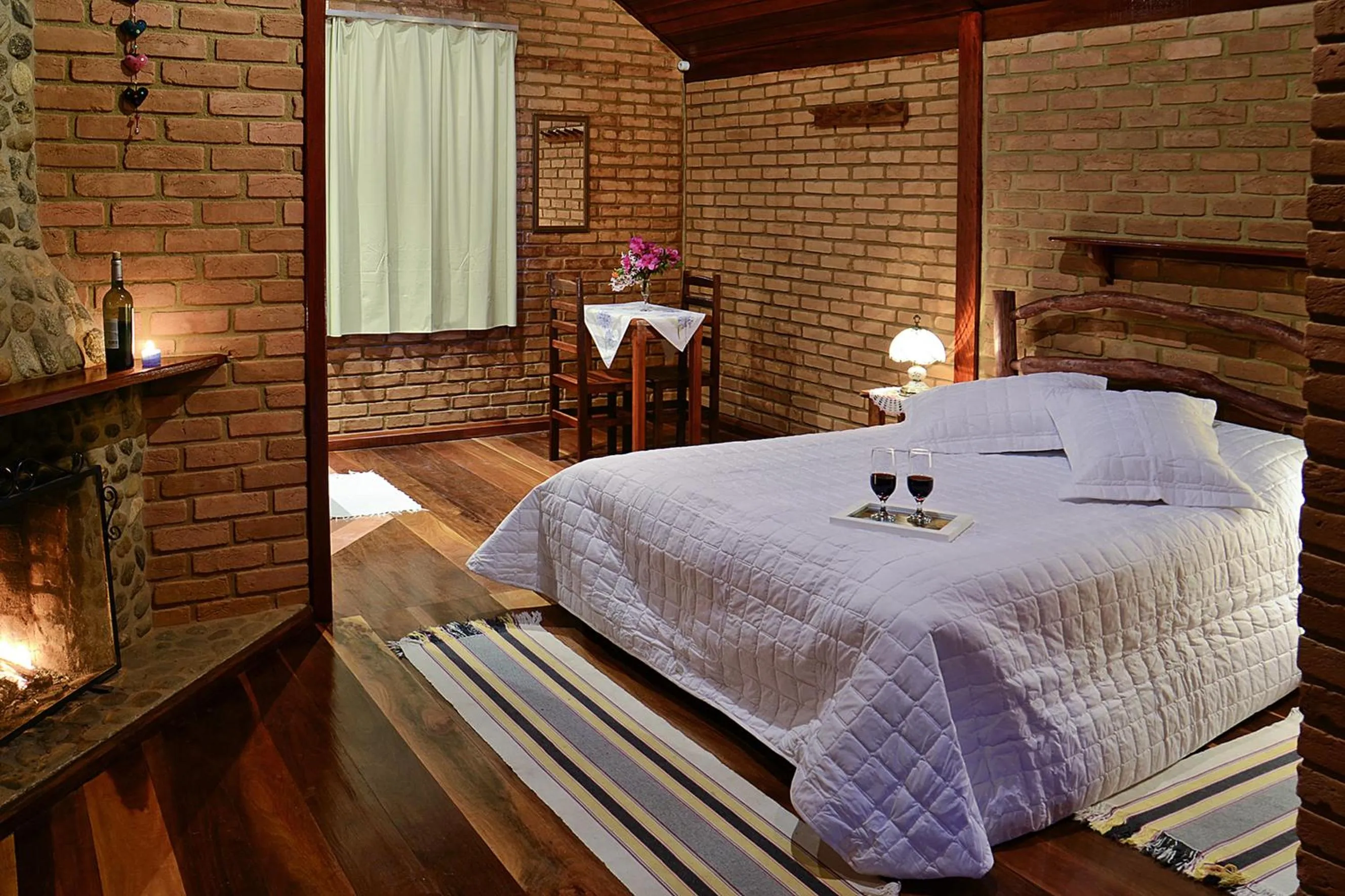 Bed in Pousada Vista Bonita