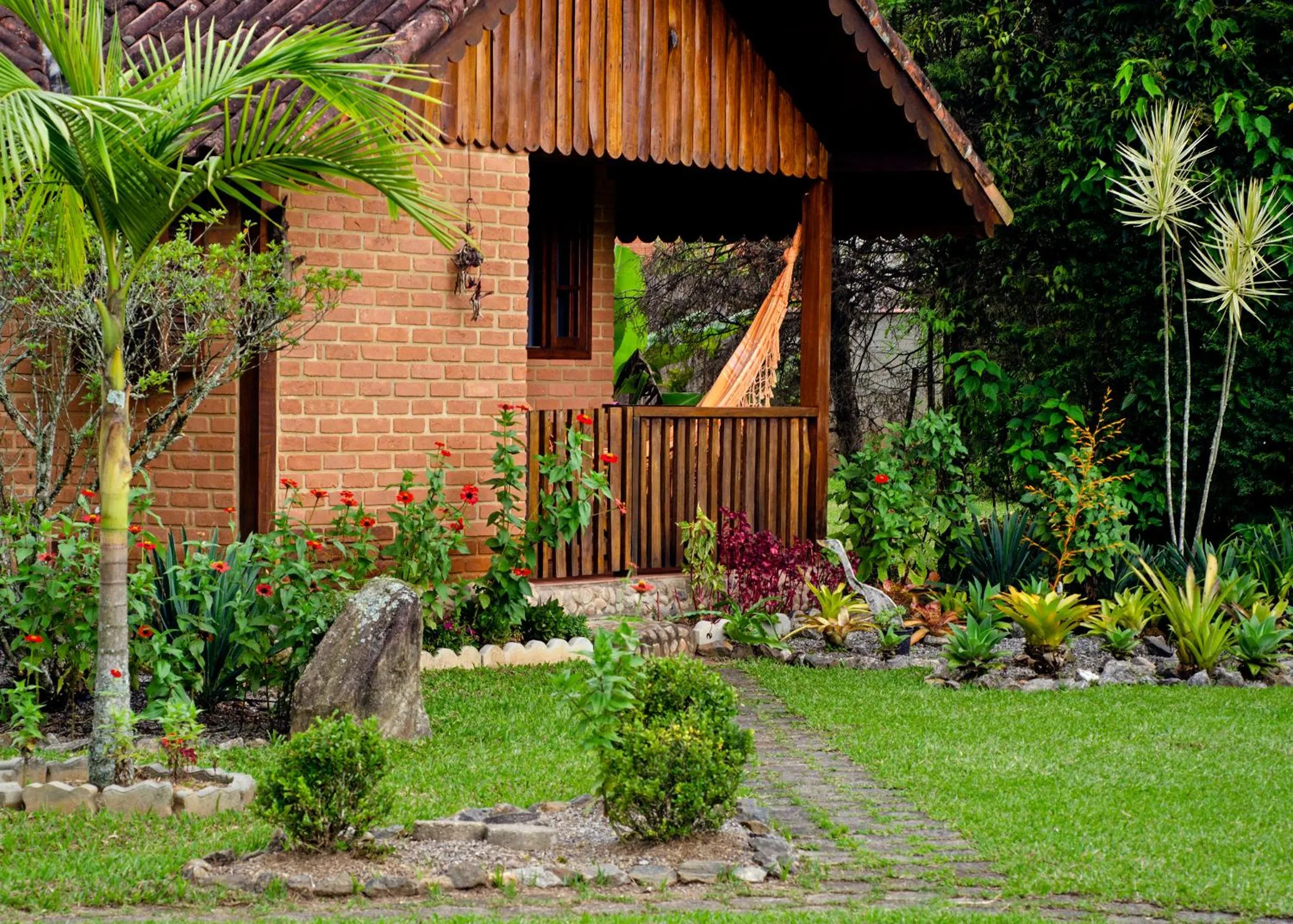 Garden in Pousada Vista Bonita