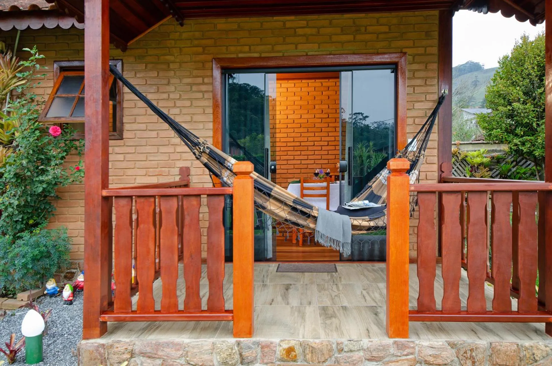 Balcony/Terrace in Pousada Vista Bonita