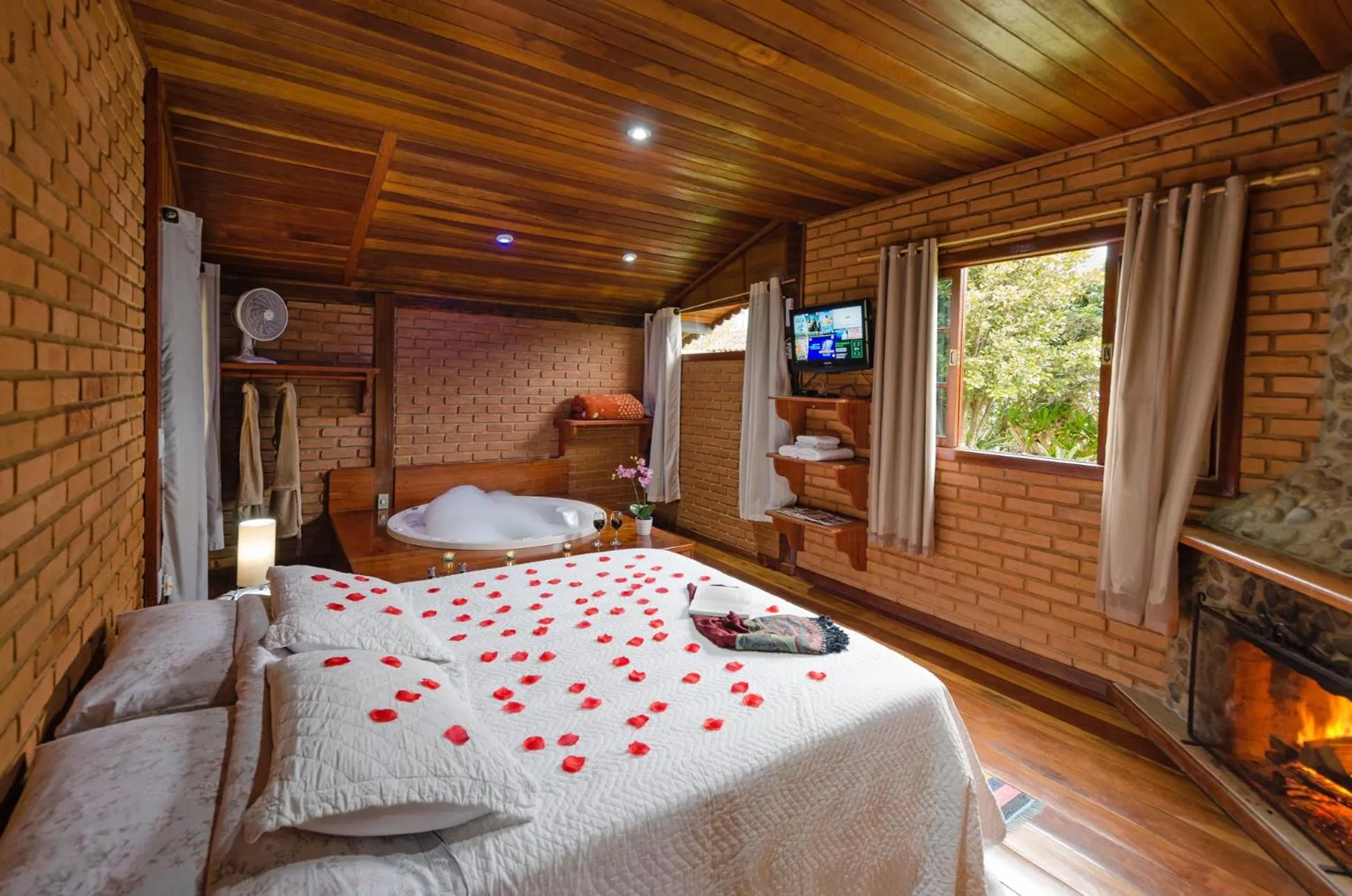 Bed in Pousada Vista Bonita