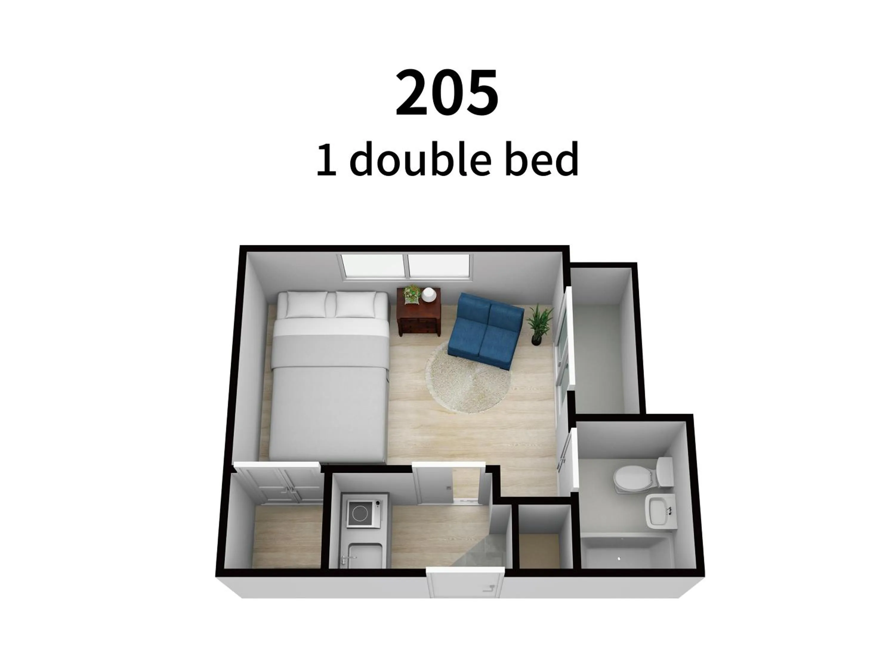 Floor plan, Bed in Tino Anastasia