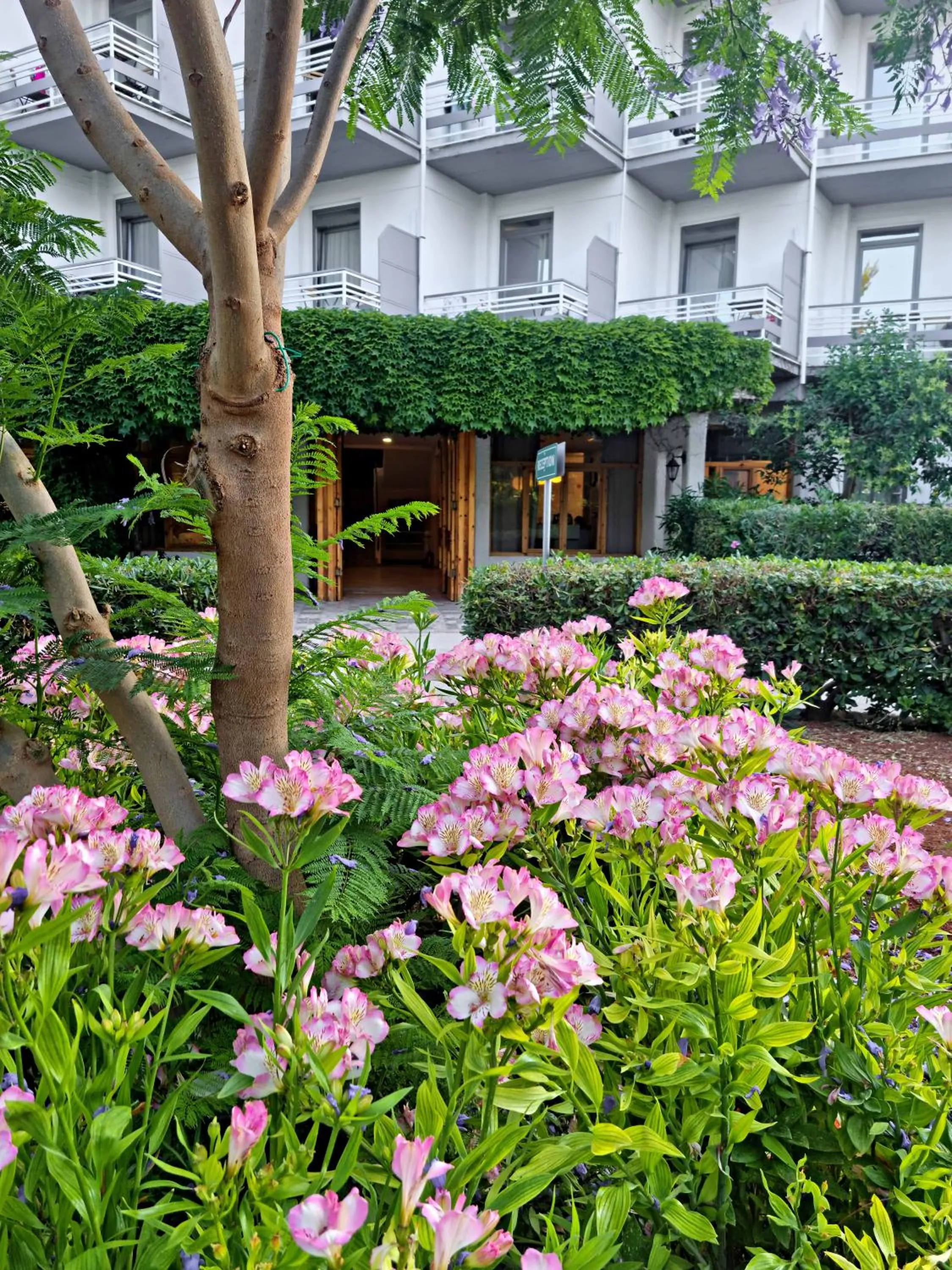 Facade/entrance in The Grove Seaside Hotel