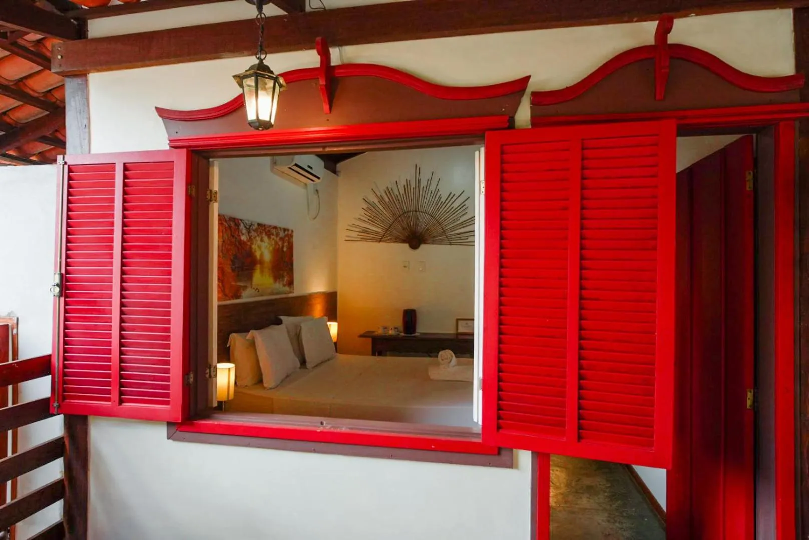 Bed in Chalés Terraviva