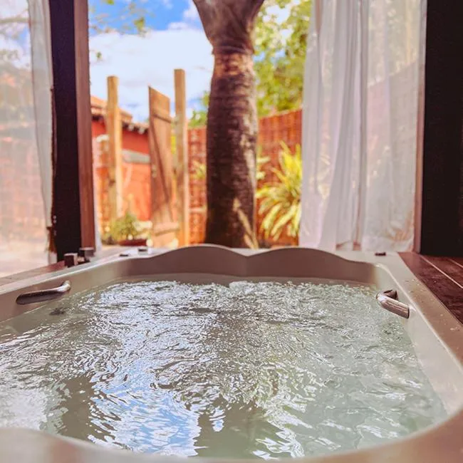 Bathroom in Chalés Terraviva