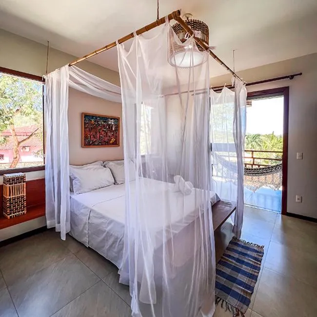 Bed in Chalés Terraviva