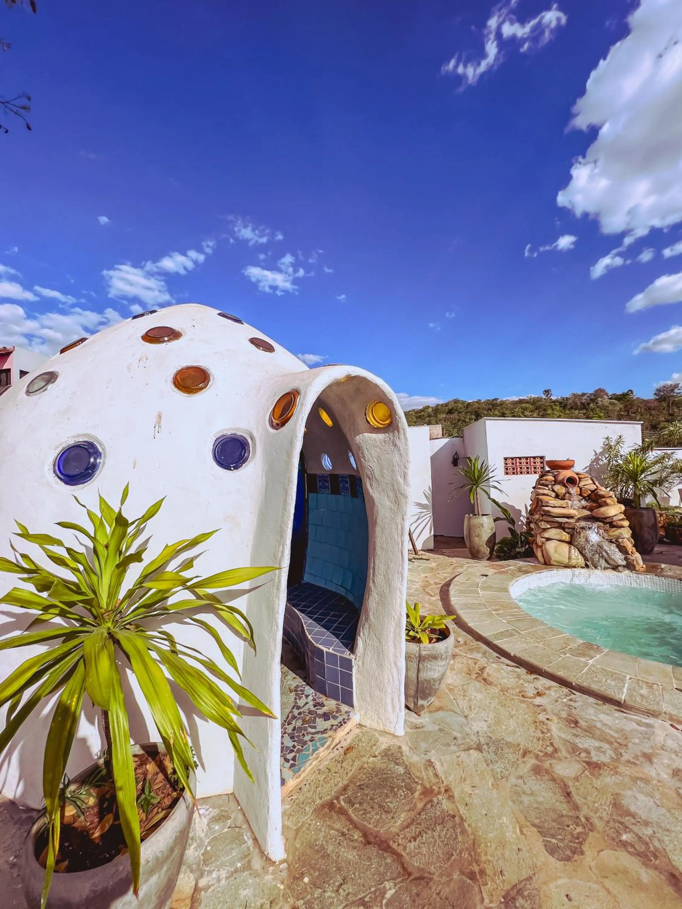 Sauna in Chalés Terraviva