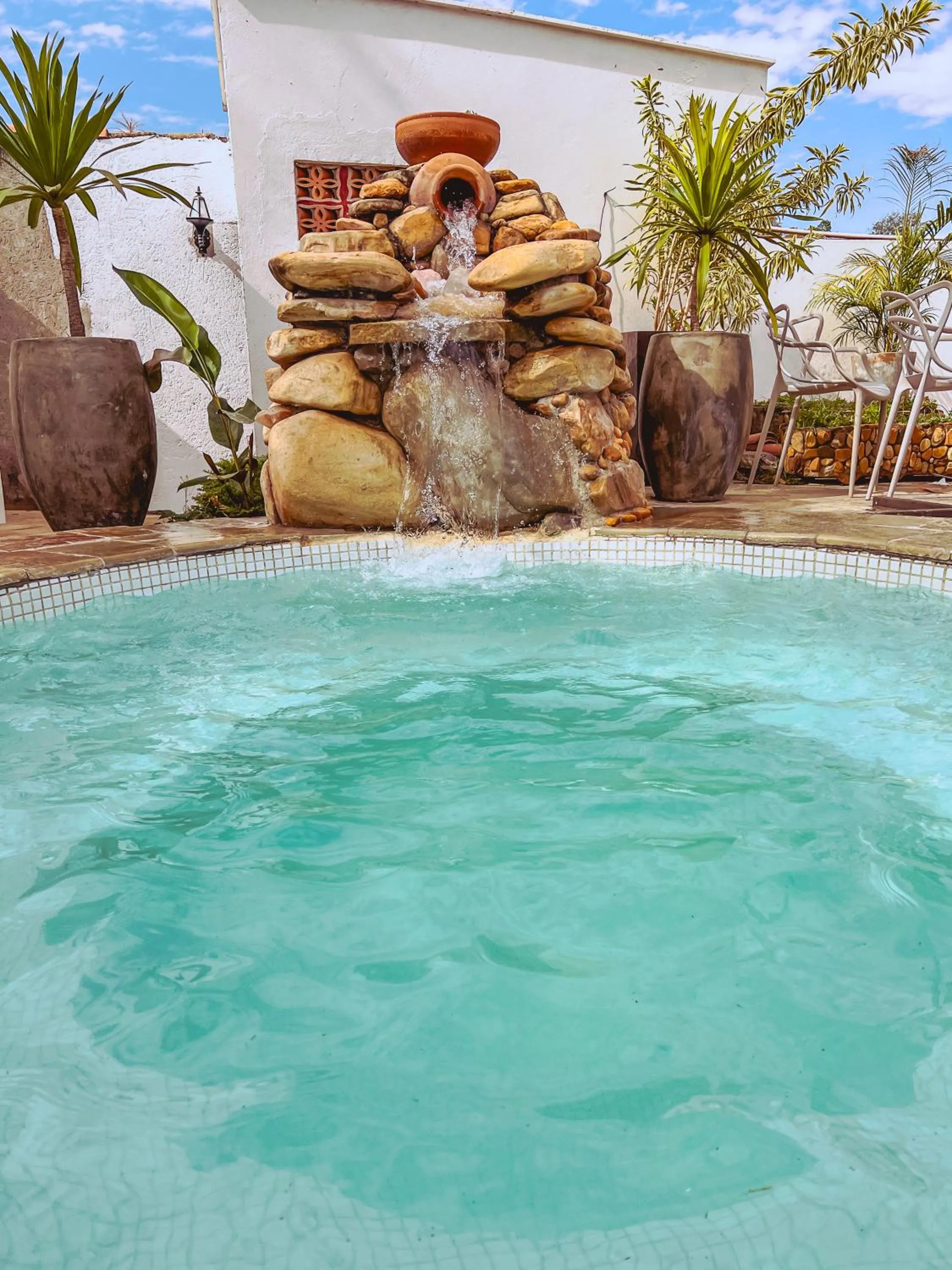 Hot Tub in Chalés Terraviva