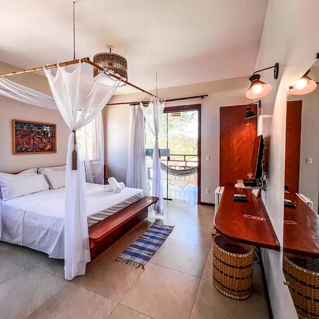 Bed in Chalés Terraviva