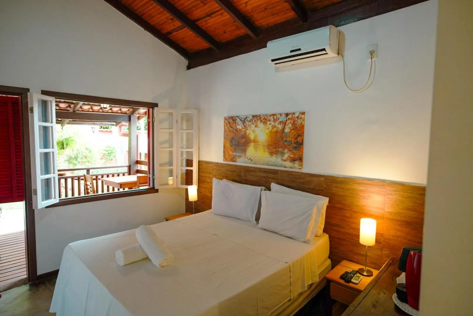 Bed in Chalés Terraviva