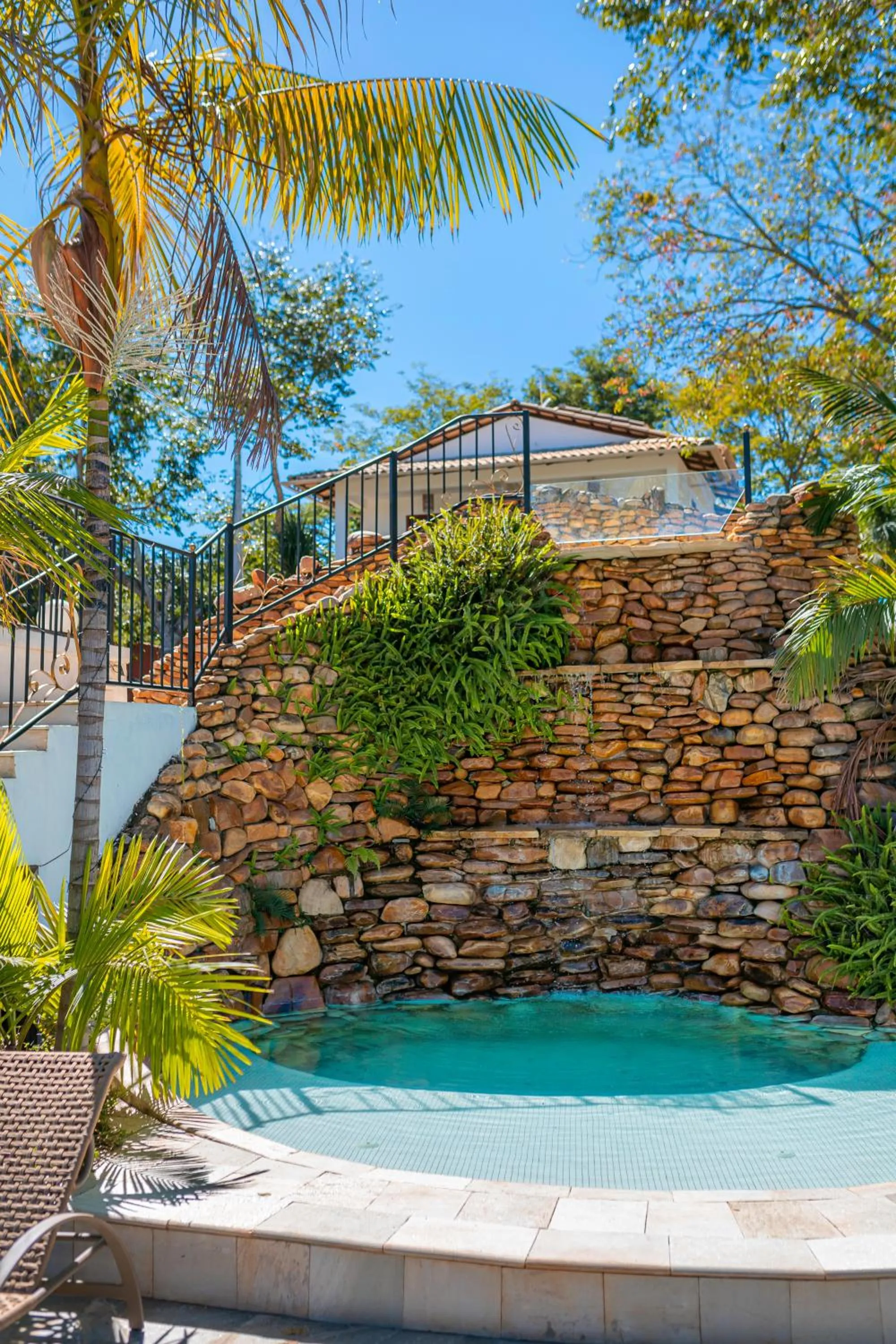 Swimming pool in Chalés Terraviva