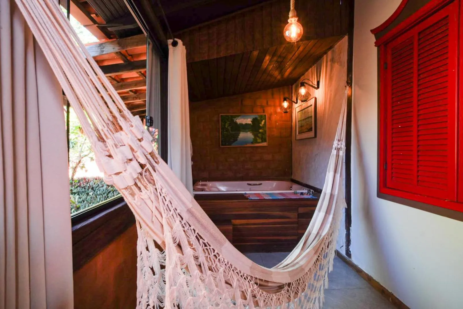 Bed in Chalés Terraviva