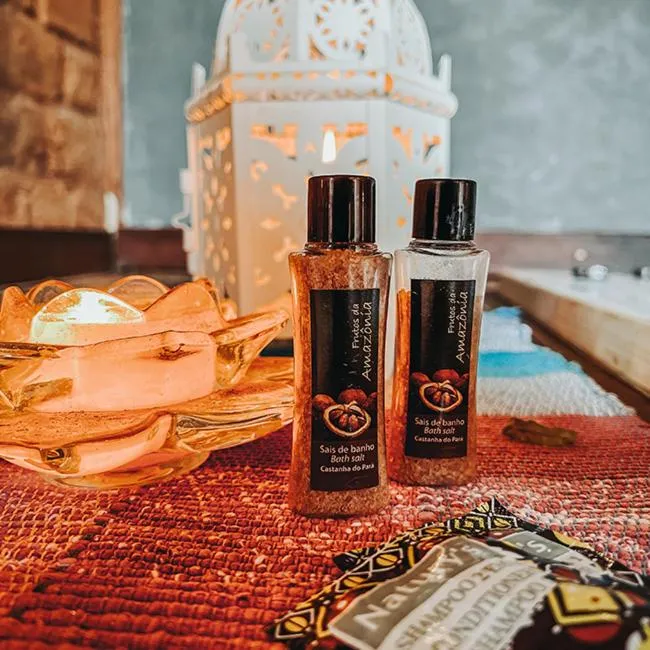 Hot Tub in Chalés Terraviva