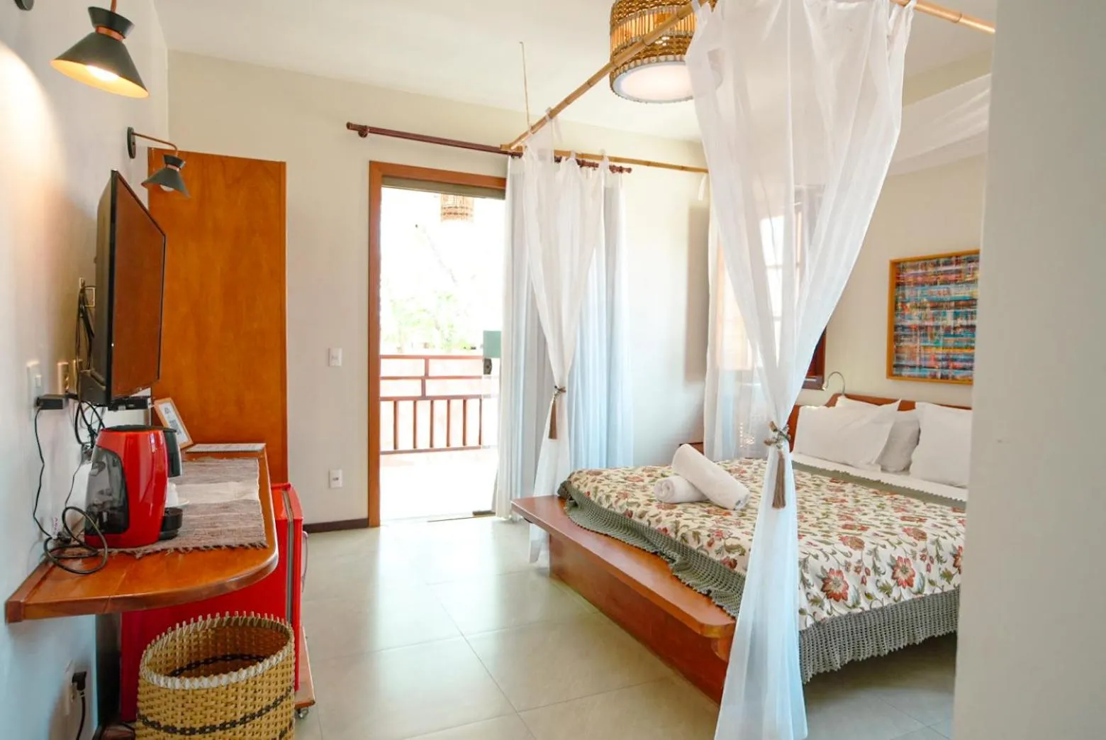 Bed in Chalés Terraviva