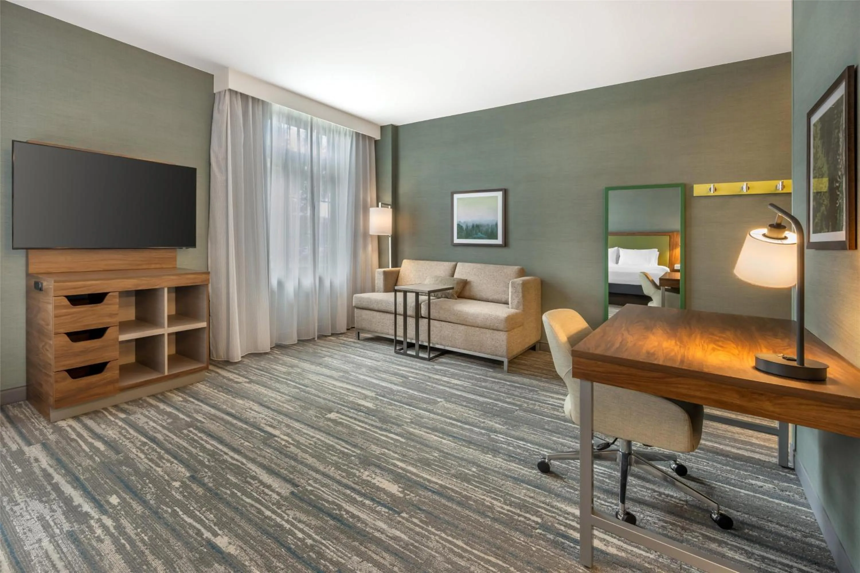 Bedroom in Hampton Inn and Suites Coeur d'Alene