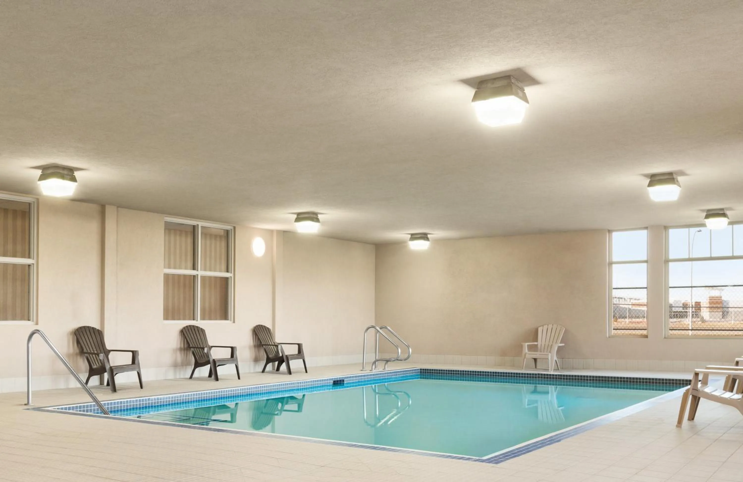 Pool view in Days Inn & Suites by Wyndham Edmonton Airport