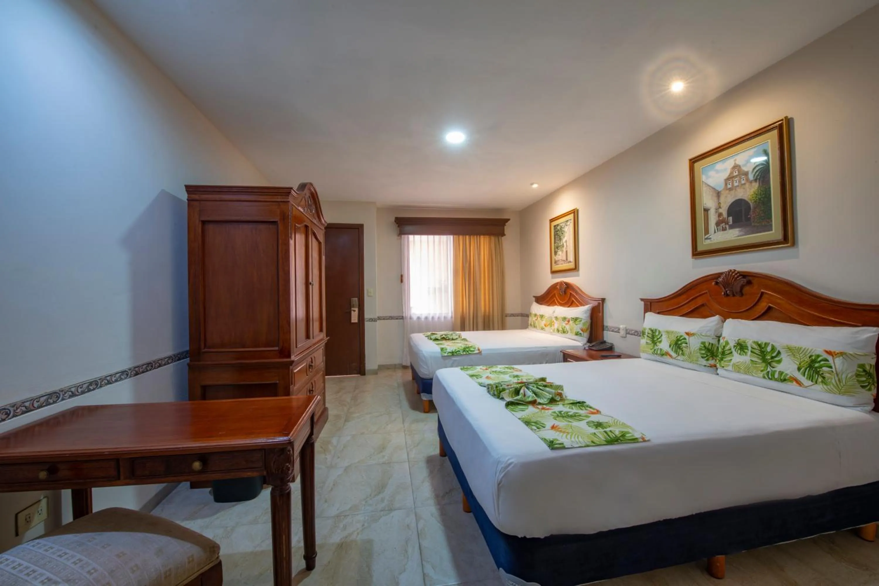 Bed in Hotel del Gobernador