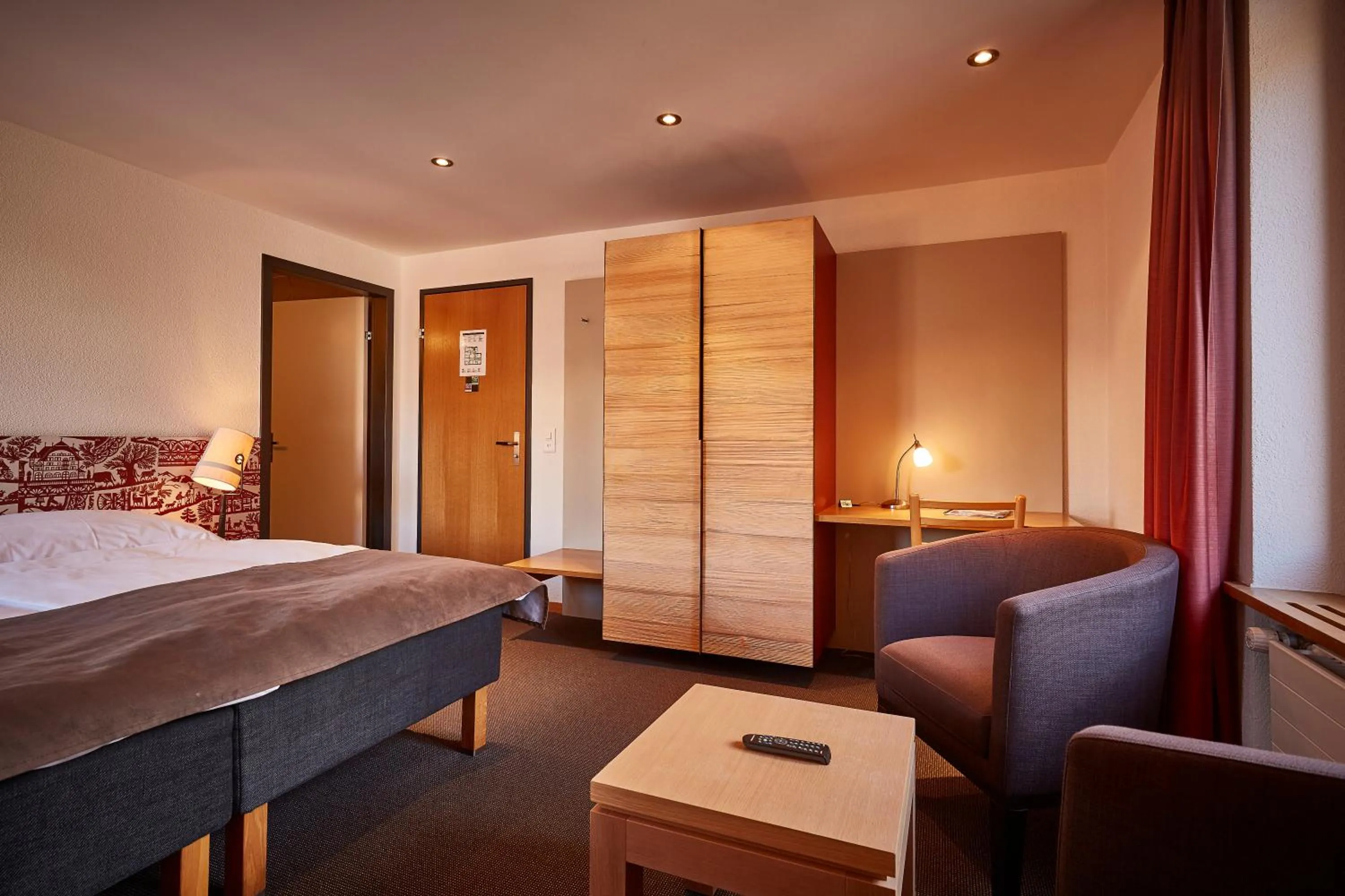 TV and multimedia, Bed in Hotel Landhaus