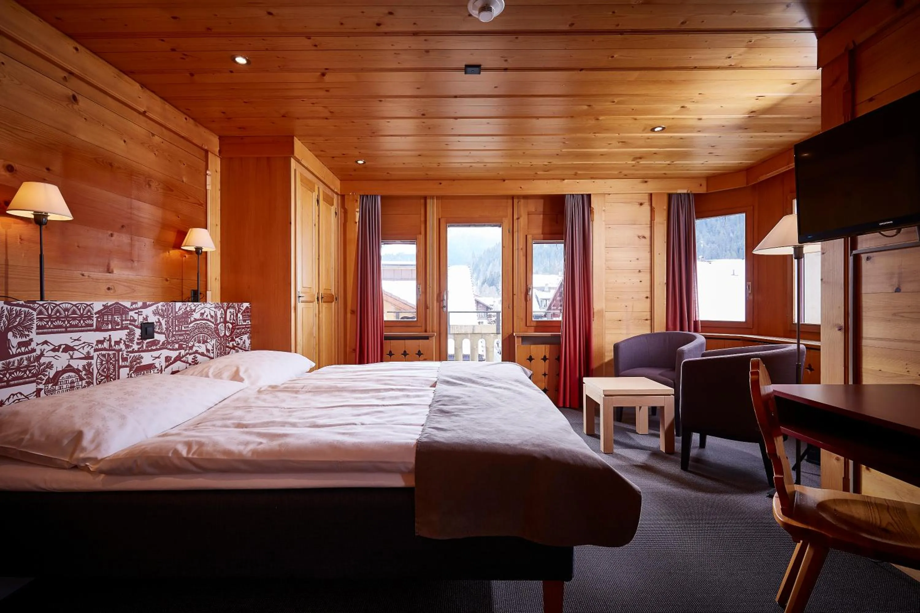 TV and multimedia, Bed in Hotel Landhaus