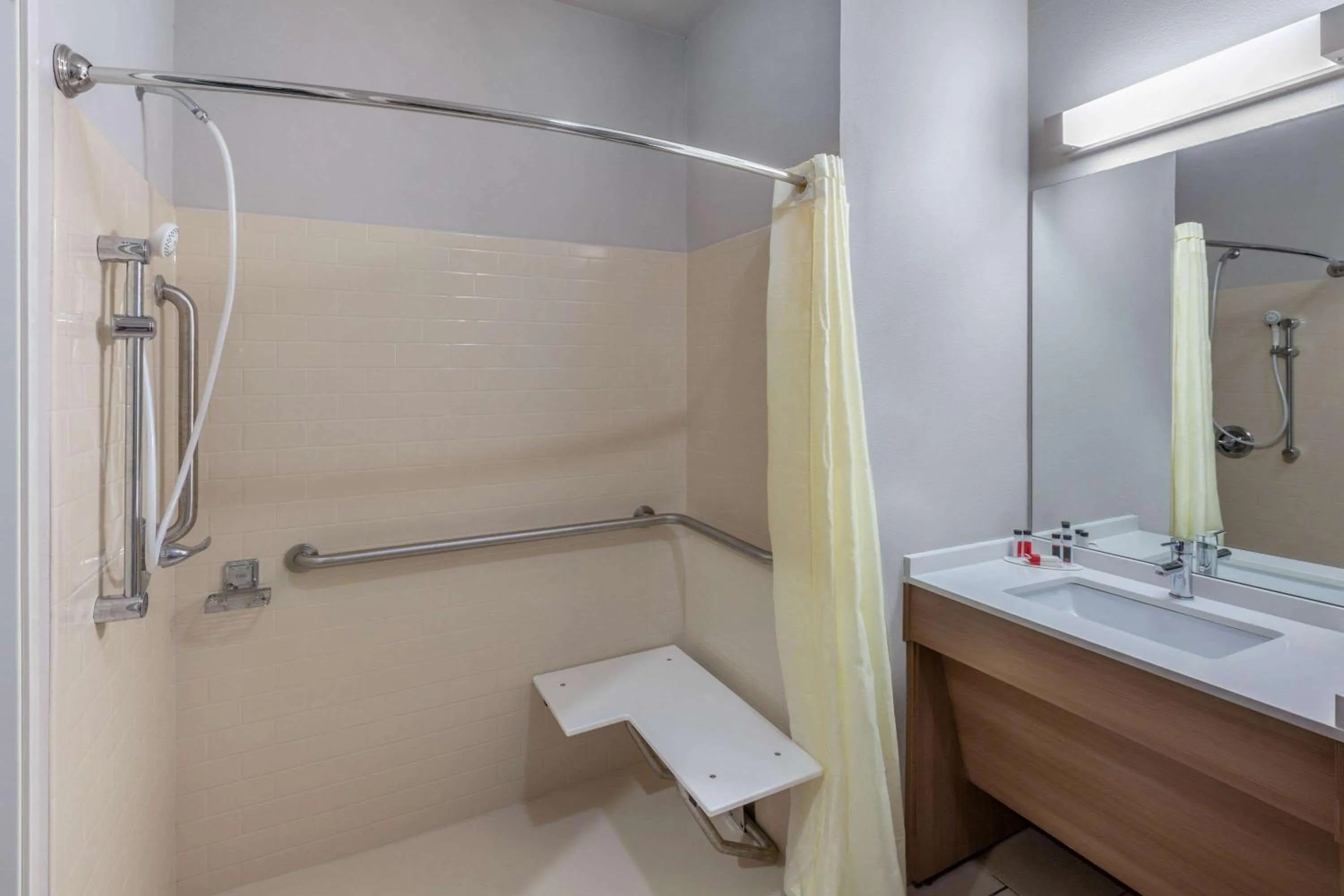 Shower in Microtel Inn & Suites by Wyndham College Station