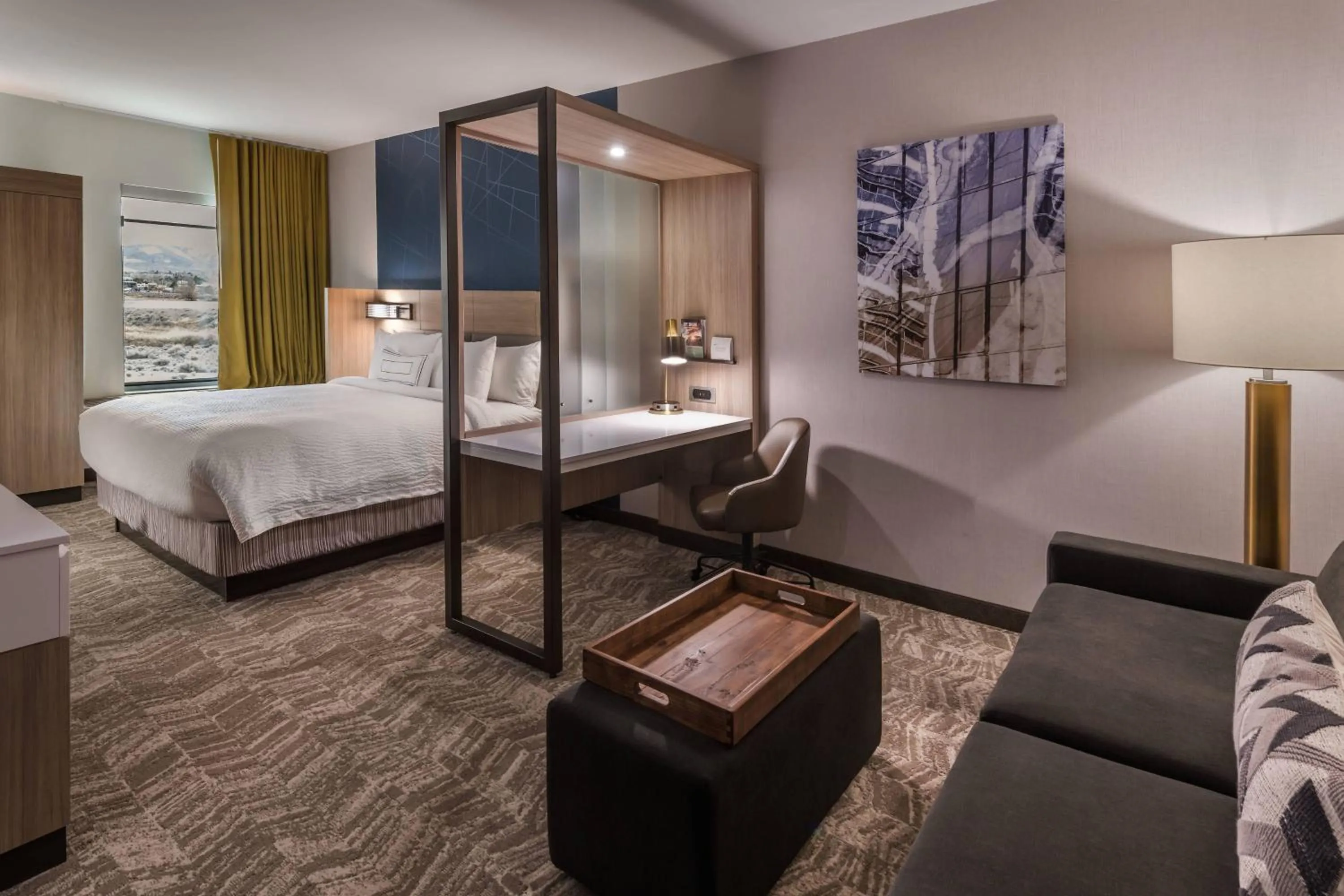 Bedroom, Bed in SpringHill Suites by Marriott Reno