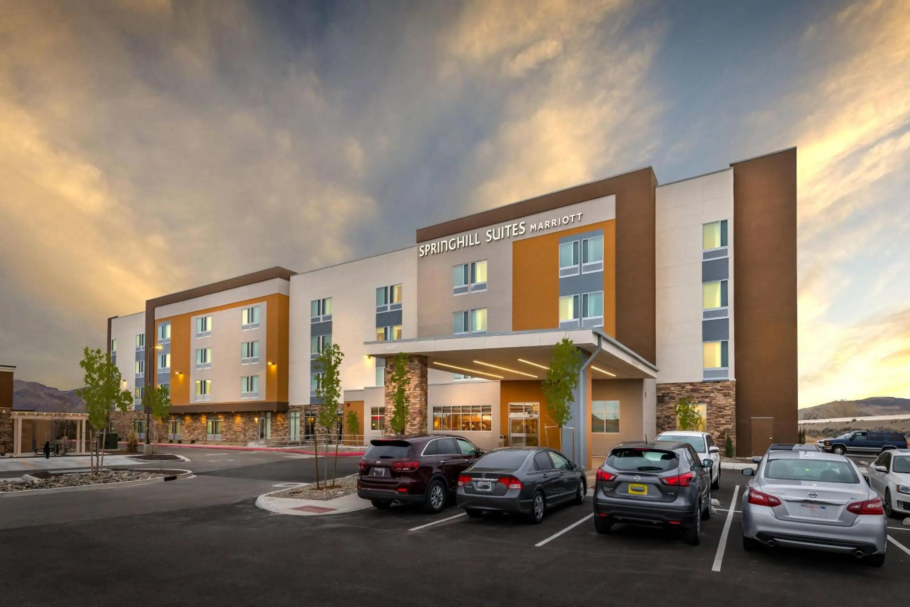 Property building in SpringHill Suites by Marriott Reno