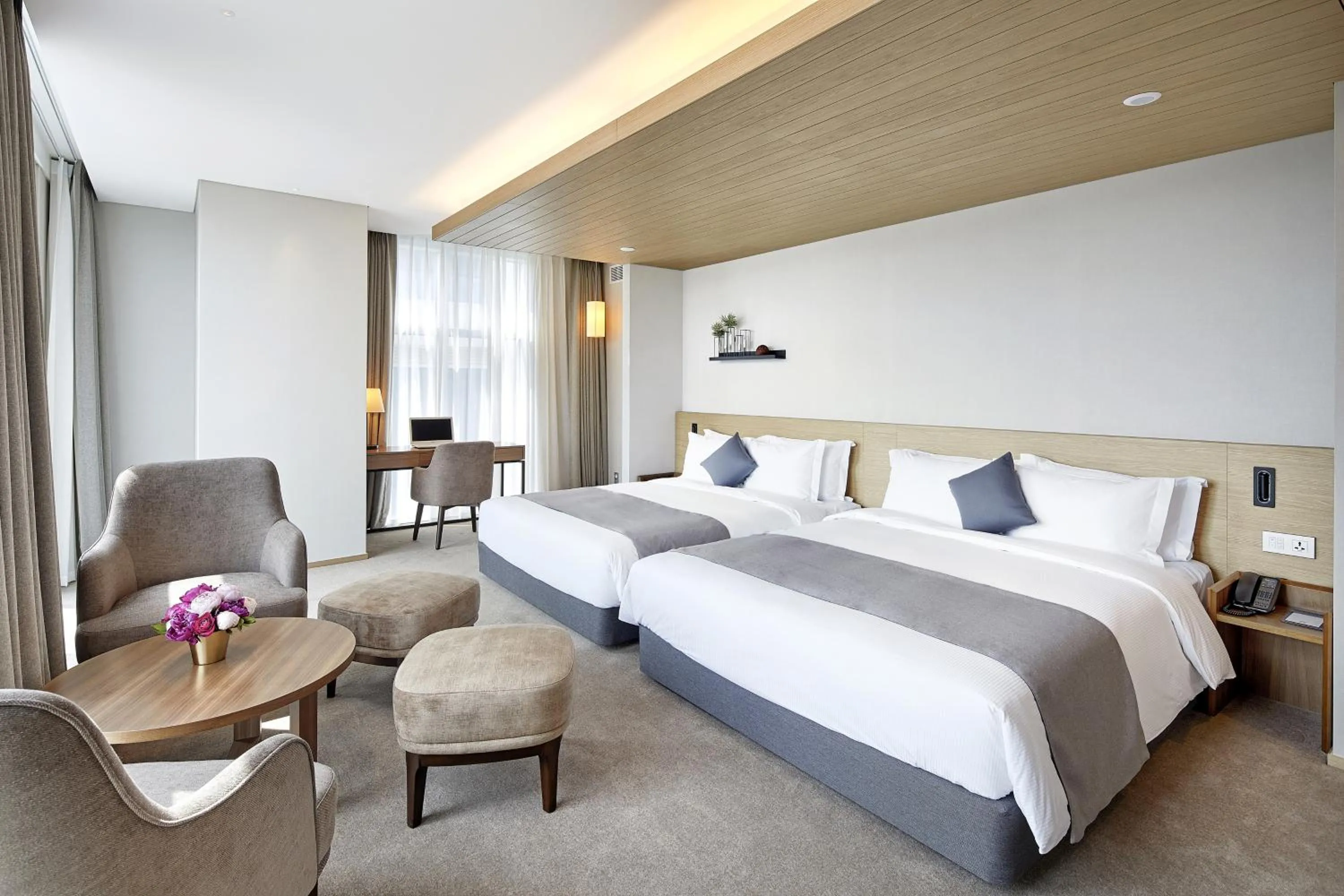 Bed in MD Hotel Doksan