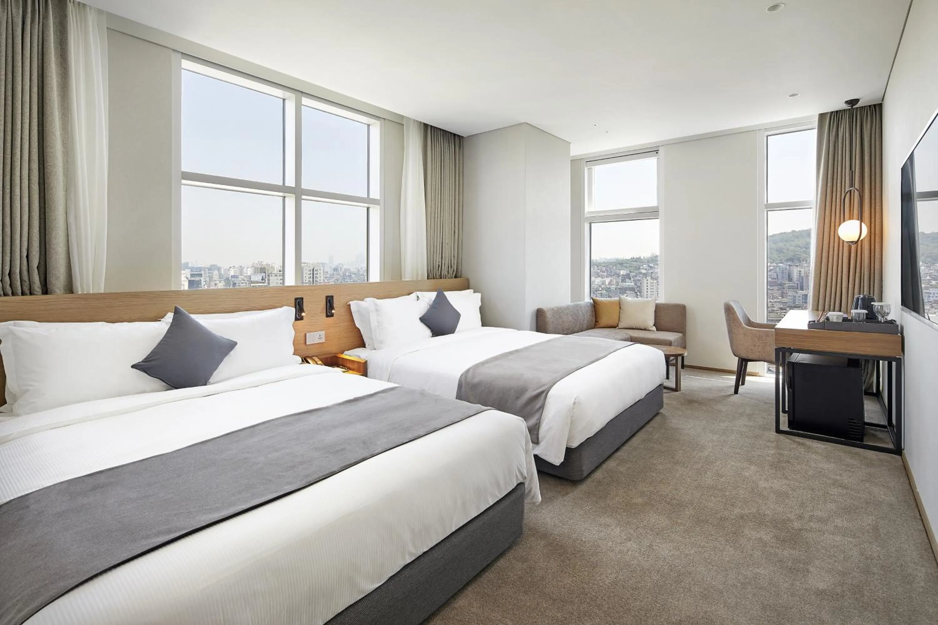 Bed in MD Hotel Doksan