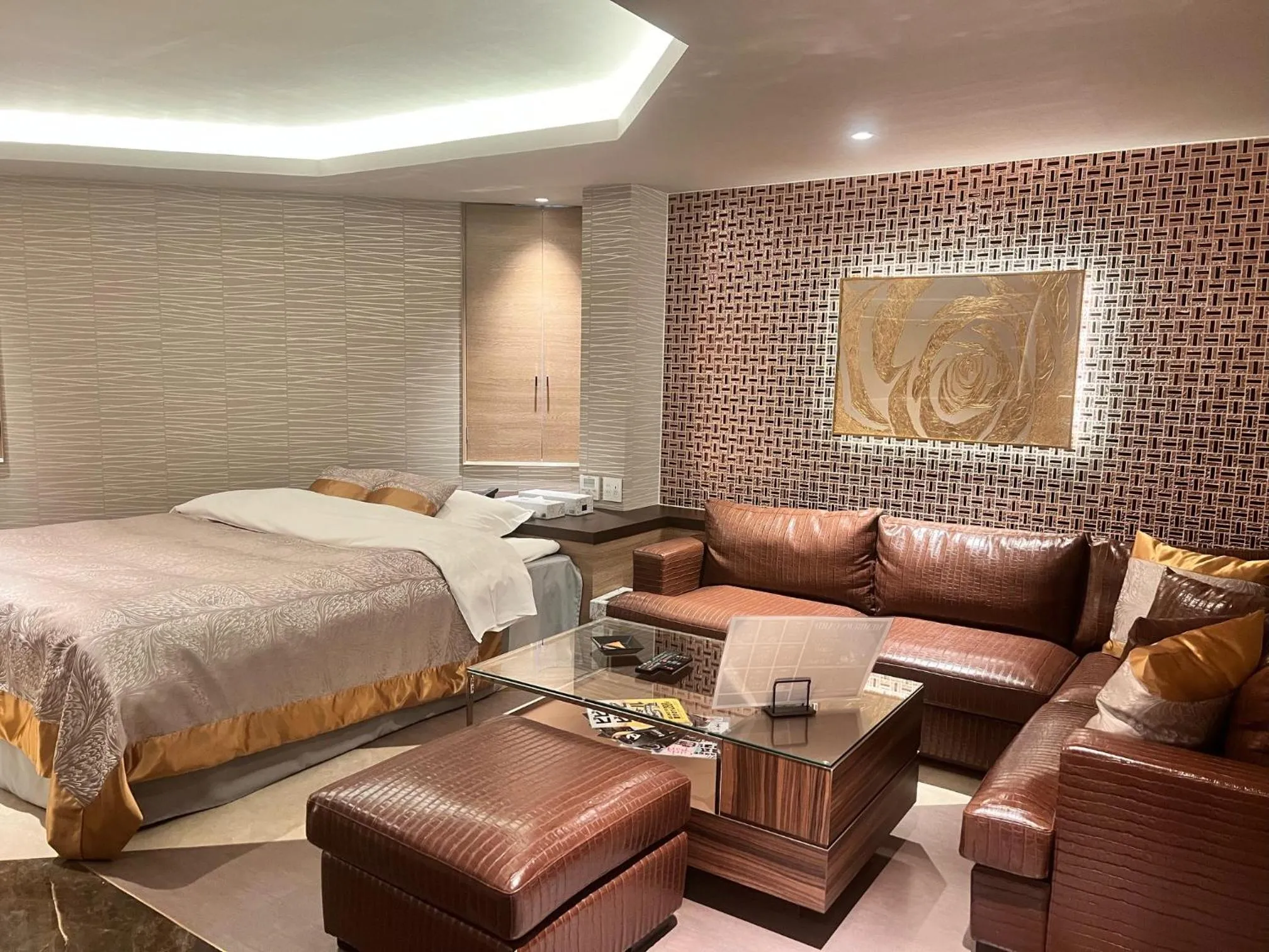 Bed in Hotel Crystal Gate Nagoya - Couple Hotel