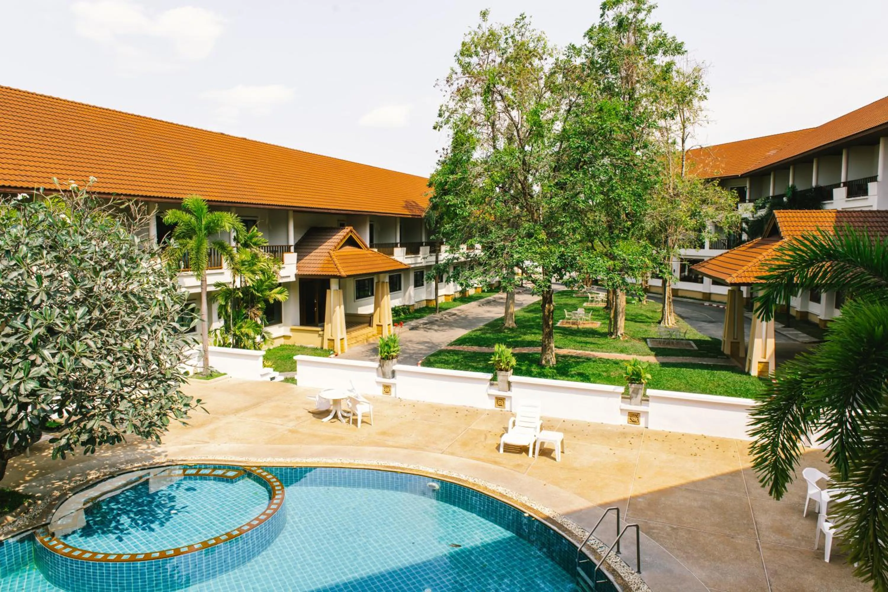 Swimming pool in President Hotel Udonthani