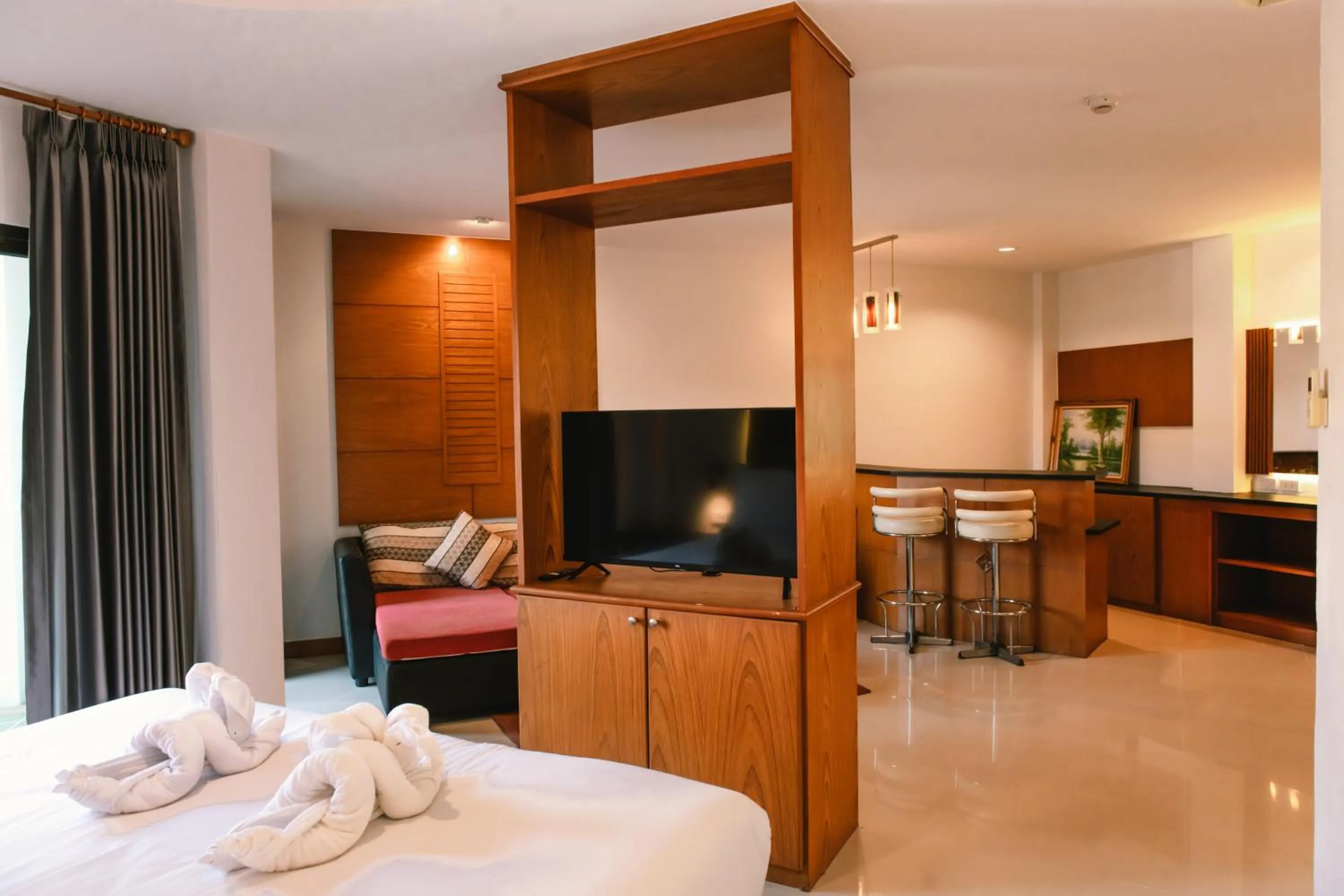 Photo of the whole room, Bed in President Hotel Udonthani