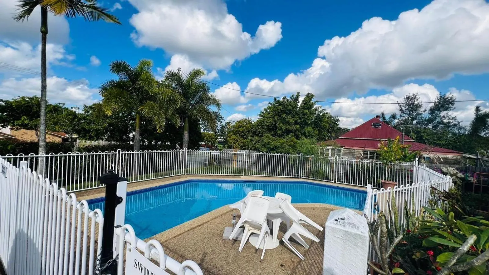 Pool view in Beenleigh Village Motel