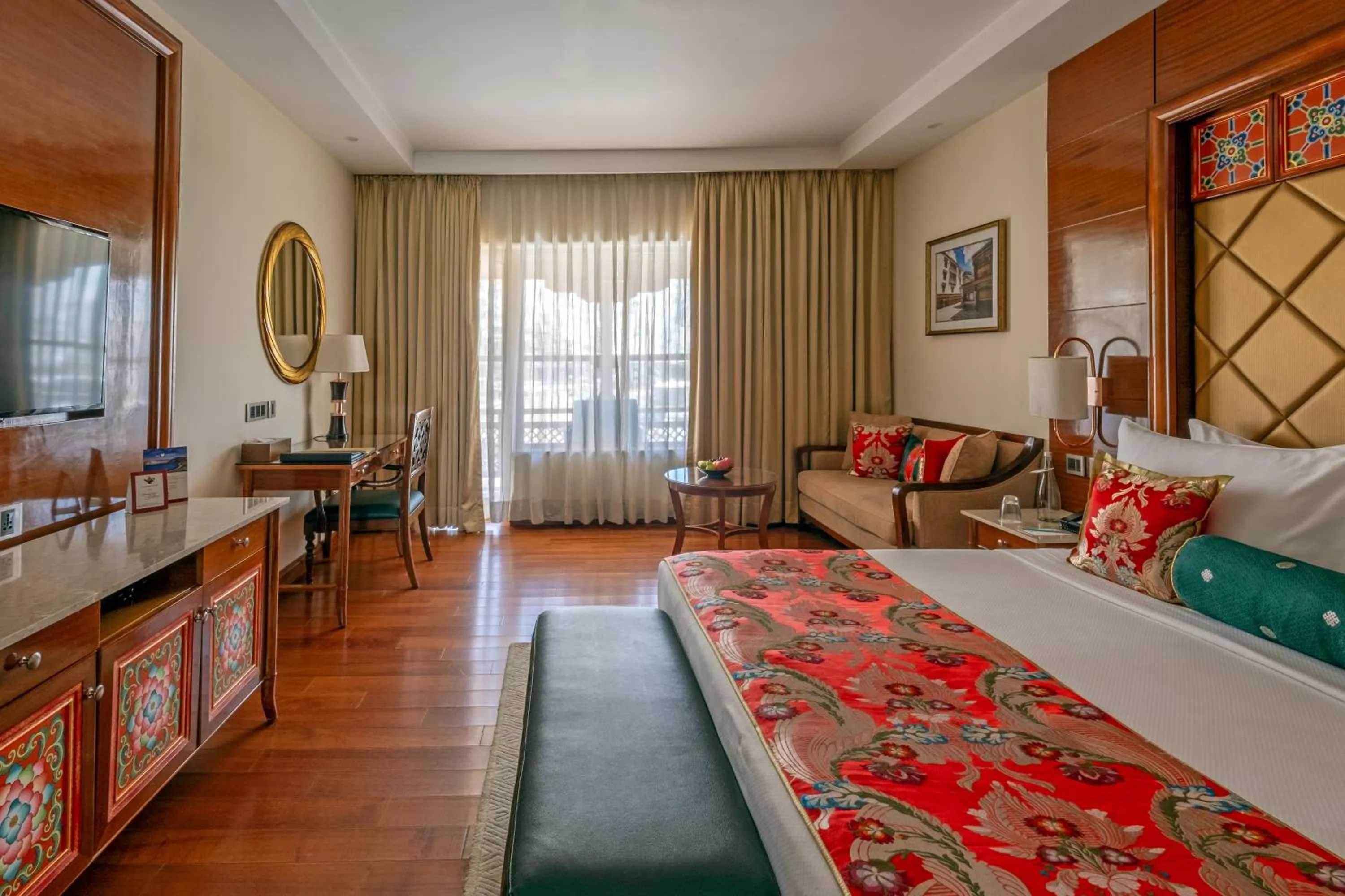 Bed in The Grand Dragon Ladakh