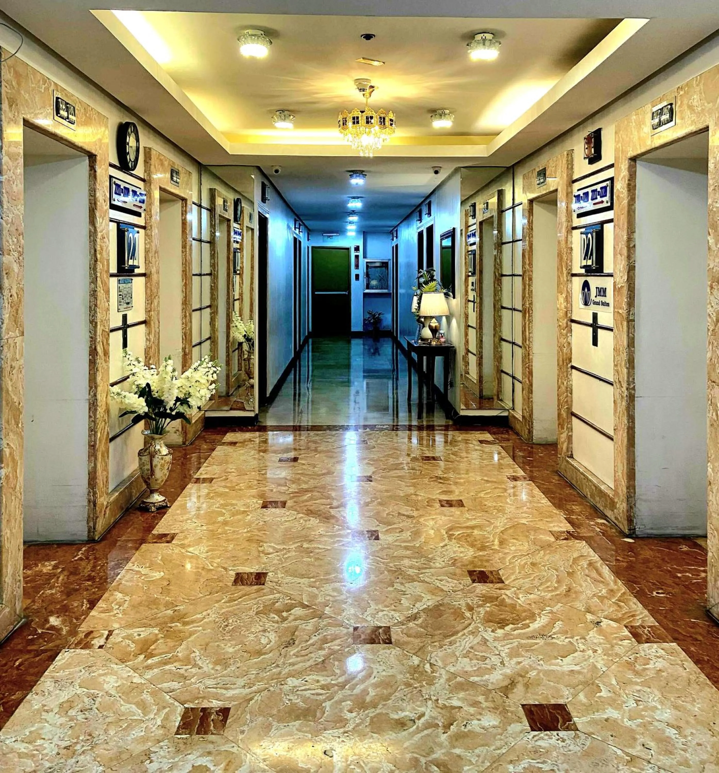 elevator in JMM Grand Suites