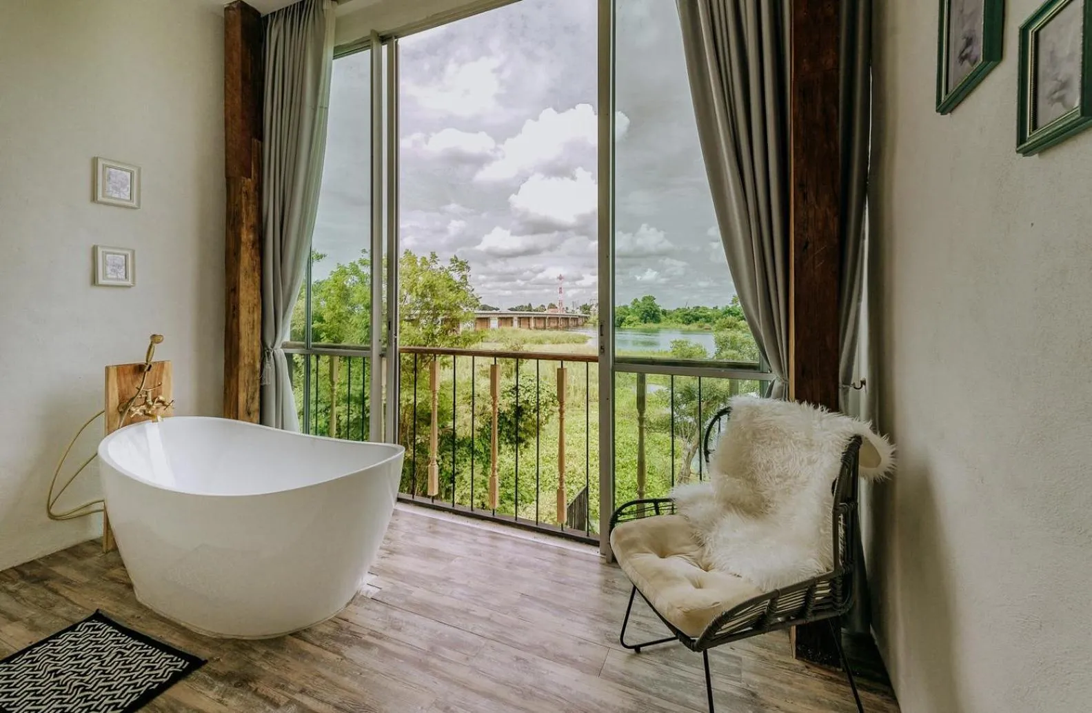 River view in White Wall Riverfront Hotel